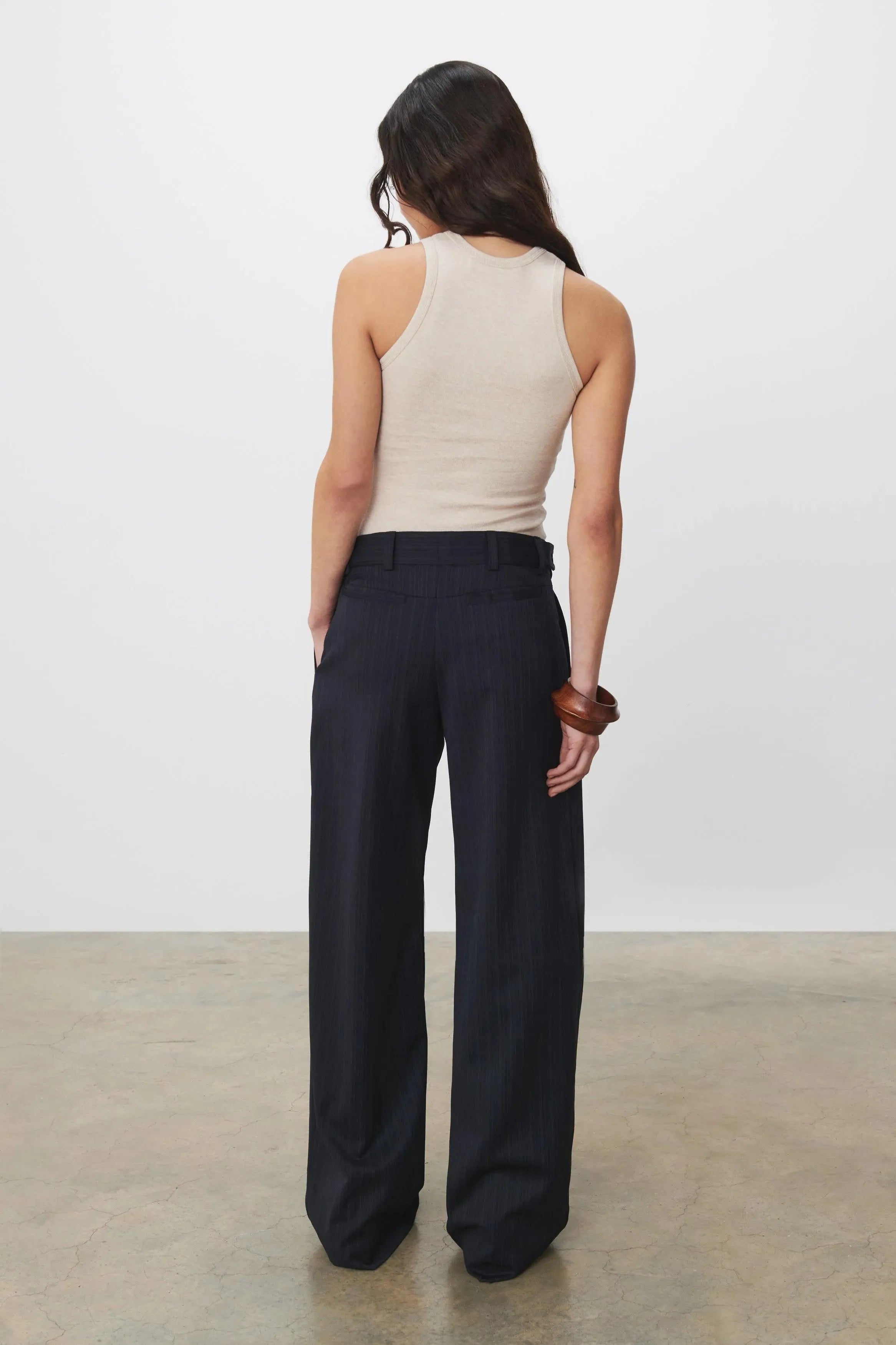 The Lennox Trousers, Blueprint - Peachy Den