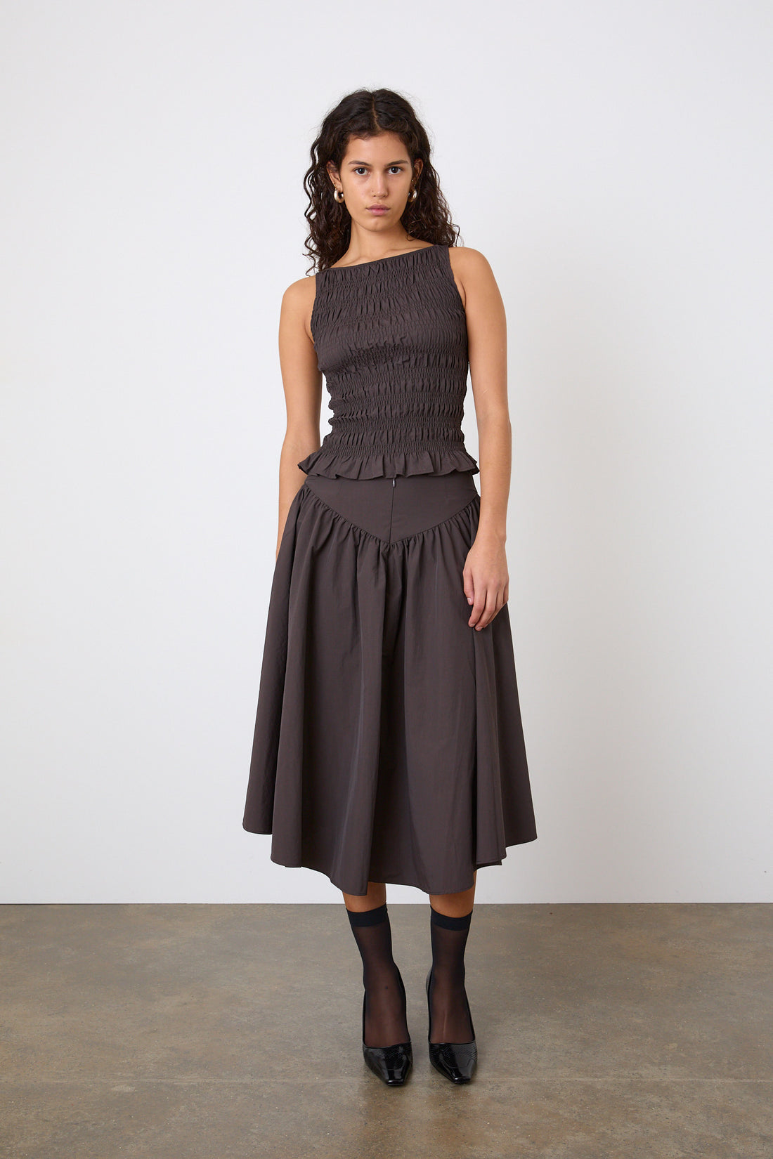 The Deba Top, Chestnut | Liberty London Exclusive