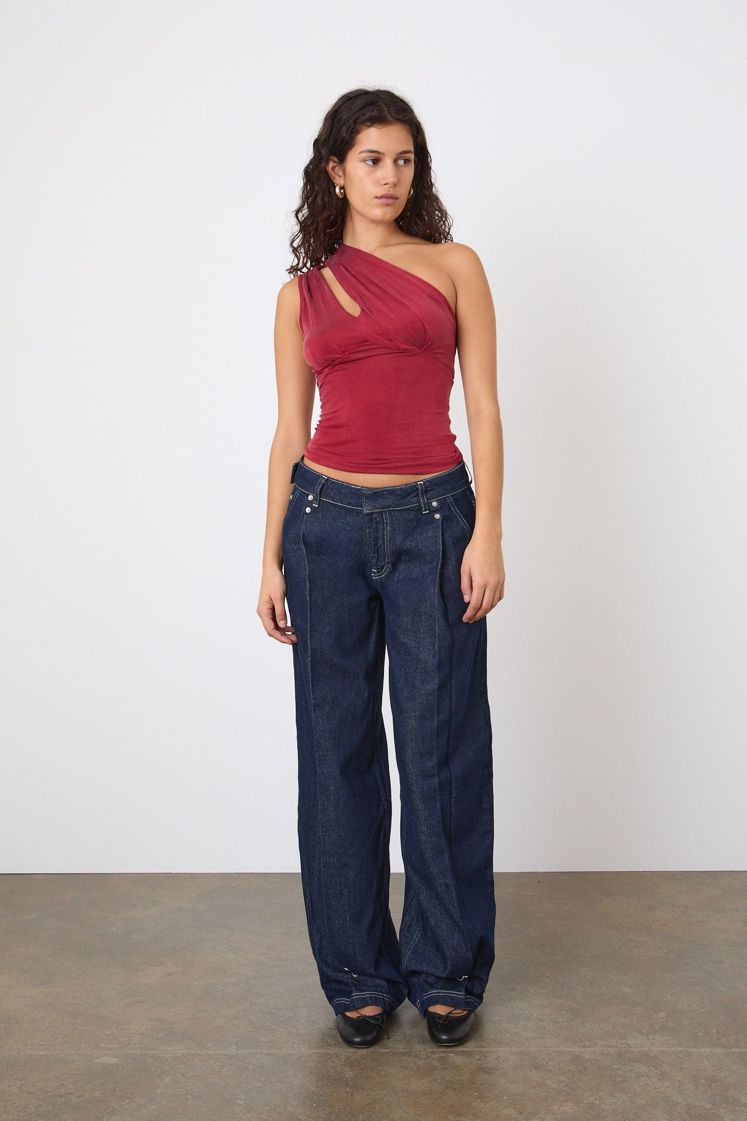 The Kylie Asymmetric Top, Redsandstone