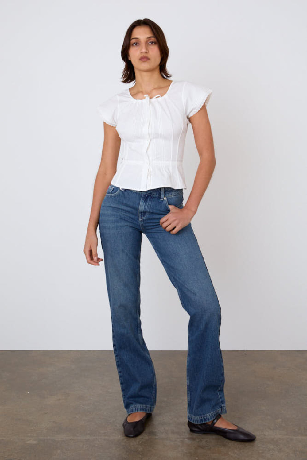 The Gigi Denim Slim Leg Jeans, Fade