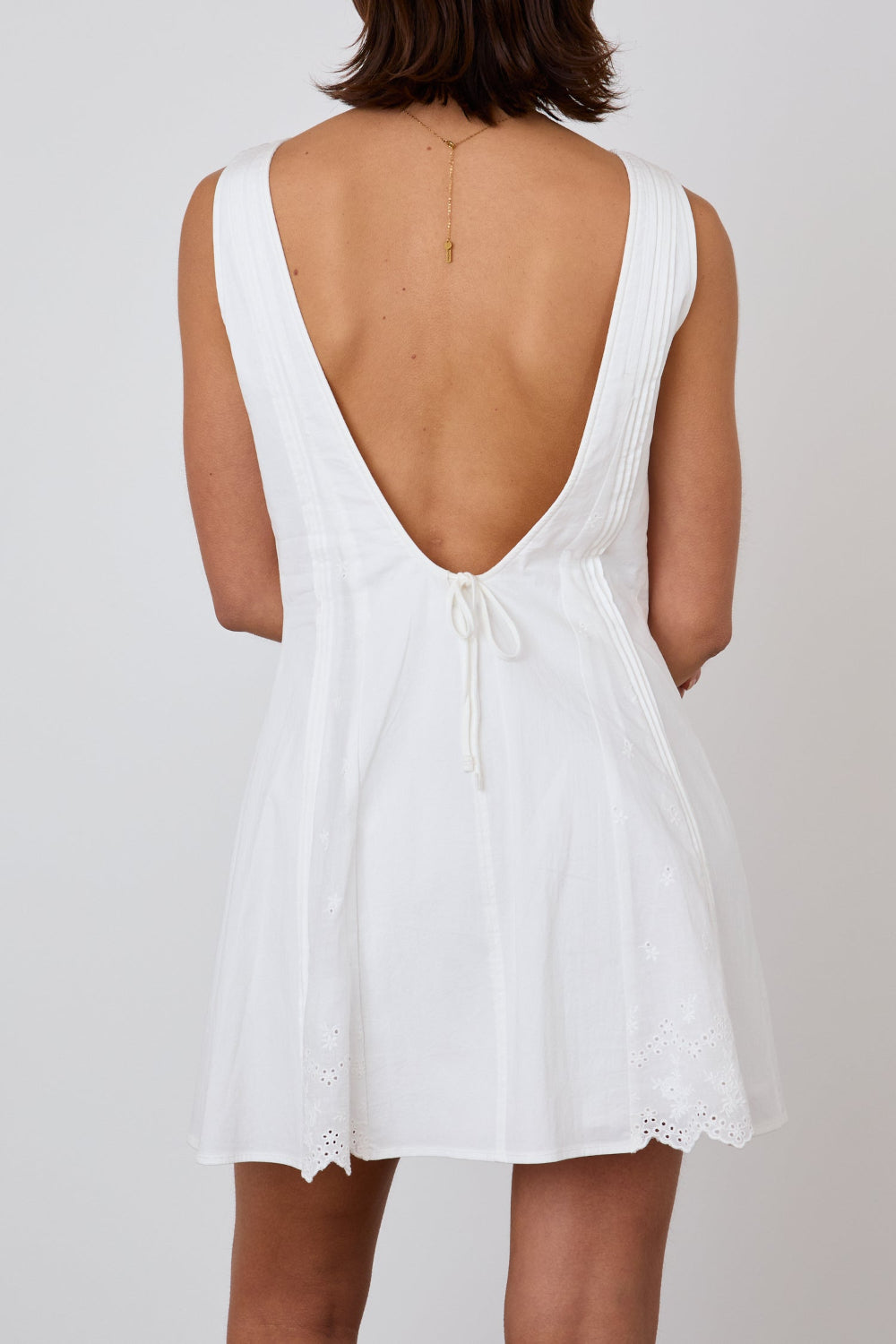 The Renee Slip Dress, Porcelain