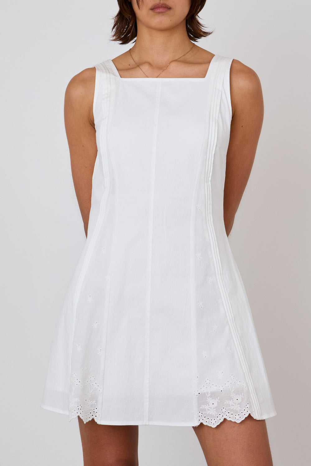 The Renee Slip Dress, Porcelain