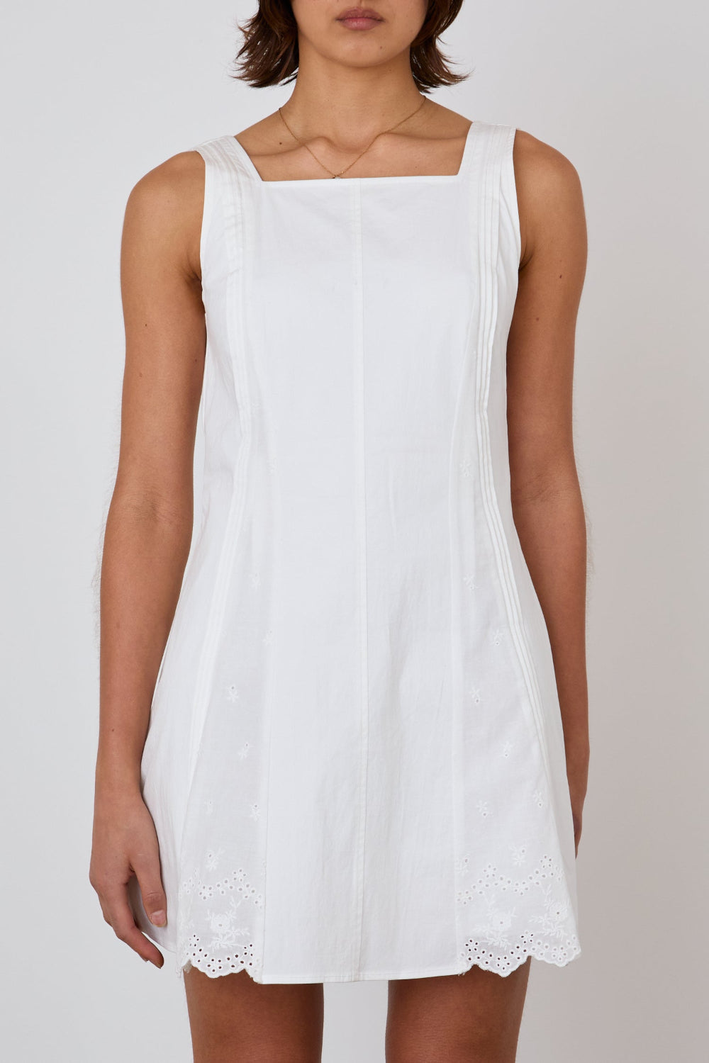 The Renee Slip Dress, Porcelain