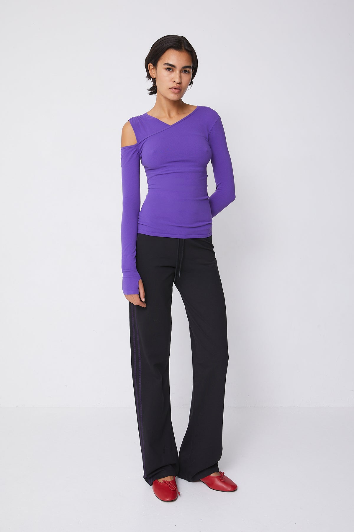 PRE-ORDER 2ND NOV: Liv Engineered Knit Top, Ultra Violet