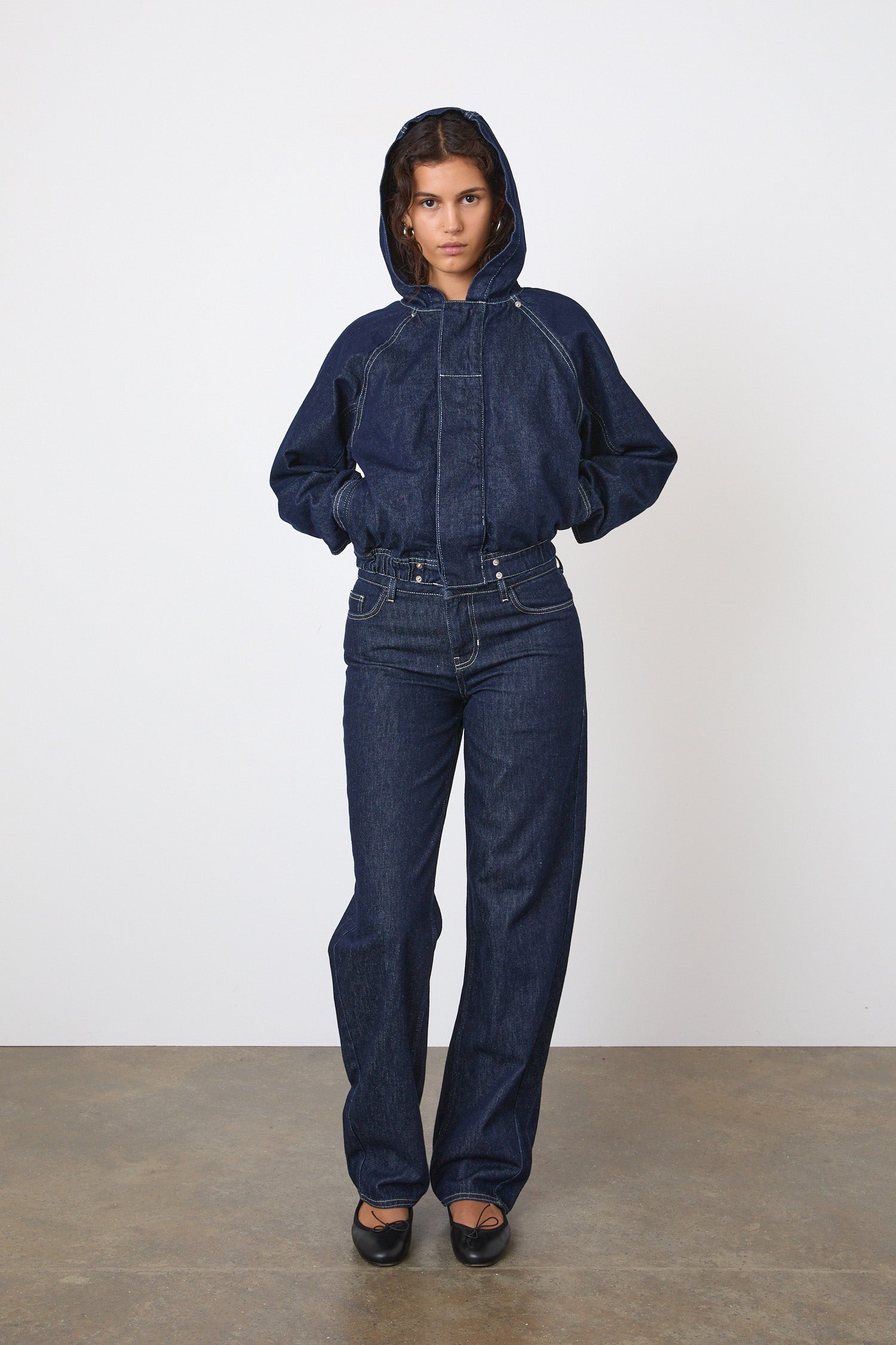 The Joan Soft Barrel Jeans, Indigo Rinse