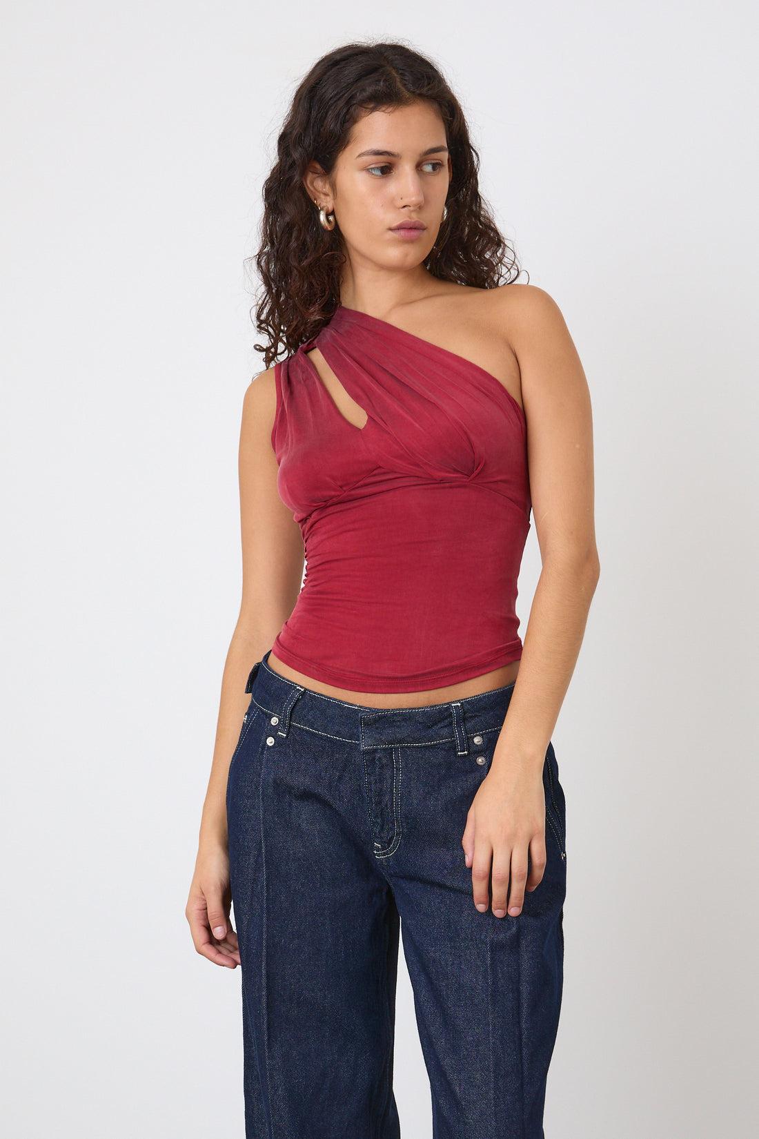 The Kylie Asymmetric Top, Redsandstone