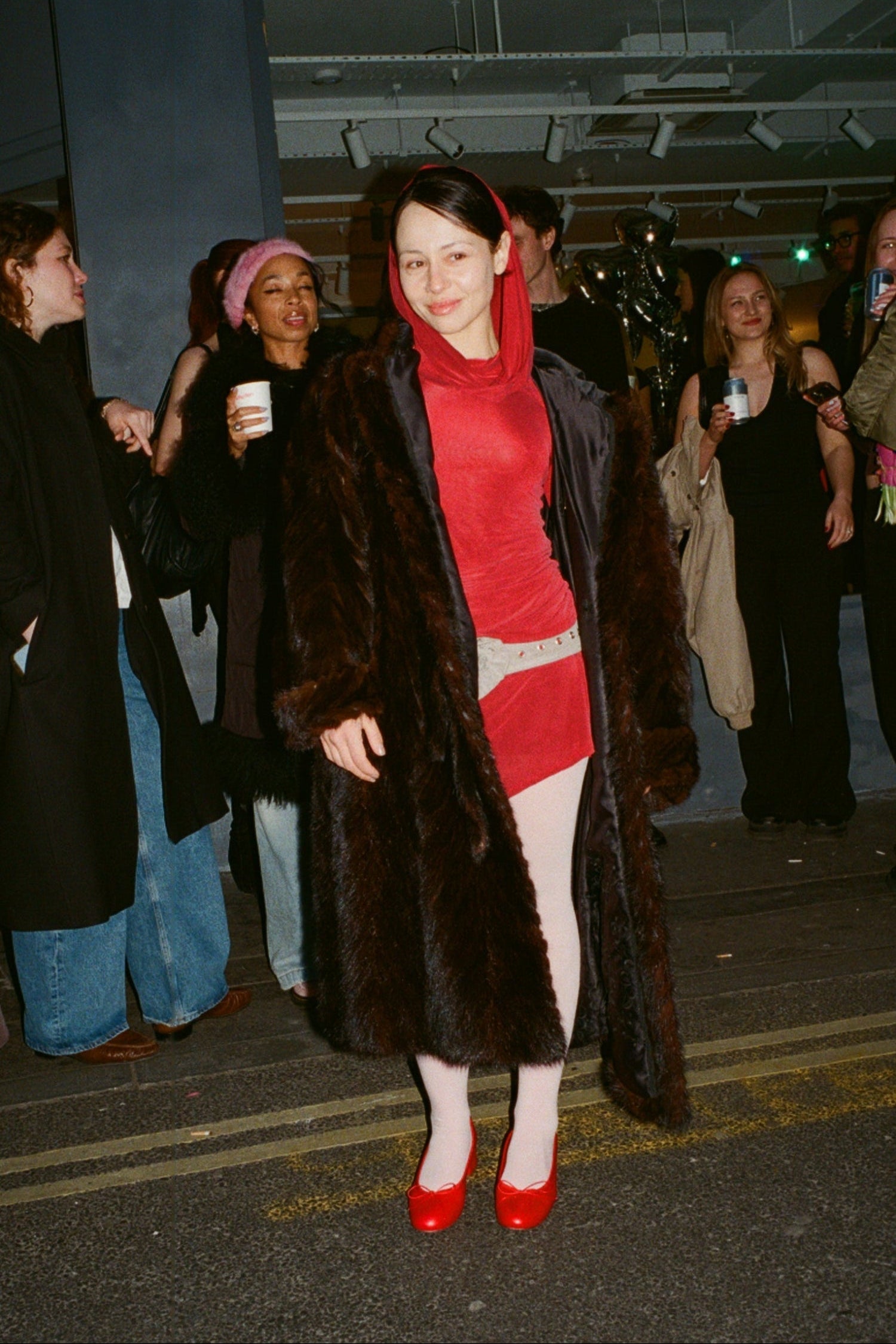 Kylie Cold Shoulder Top, Red Sandstone