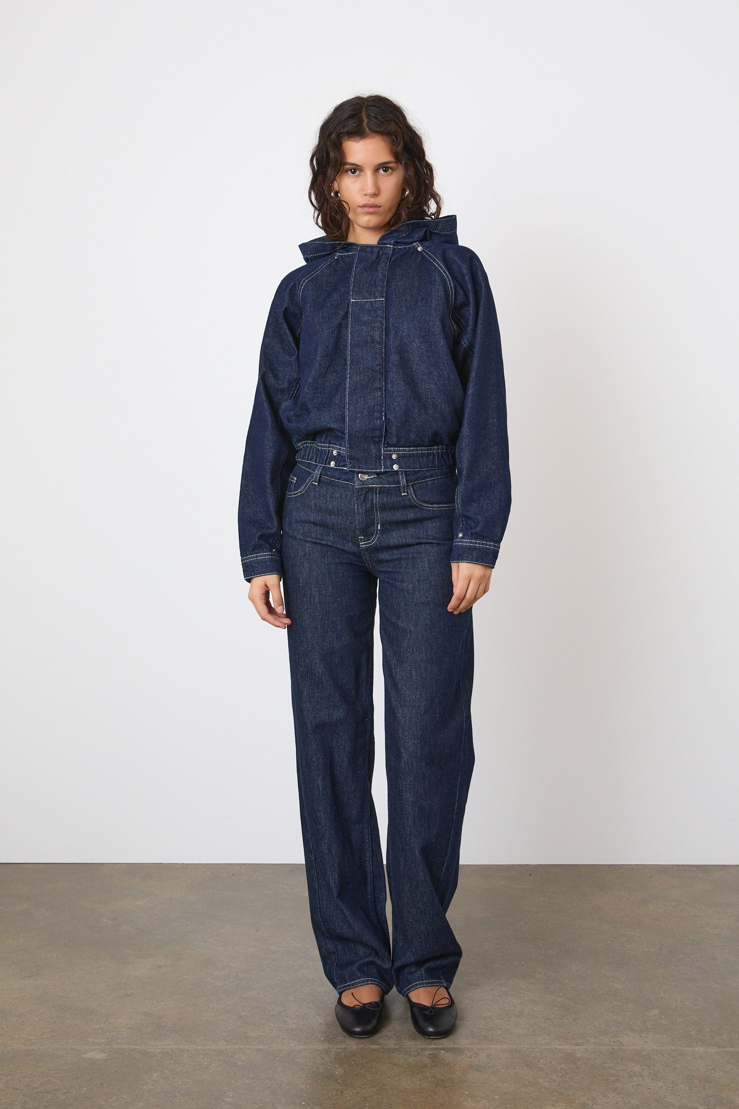 The Joan Soft Barrel Jeans, Indigo Rinse