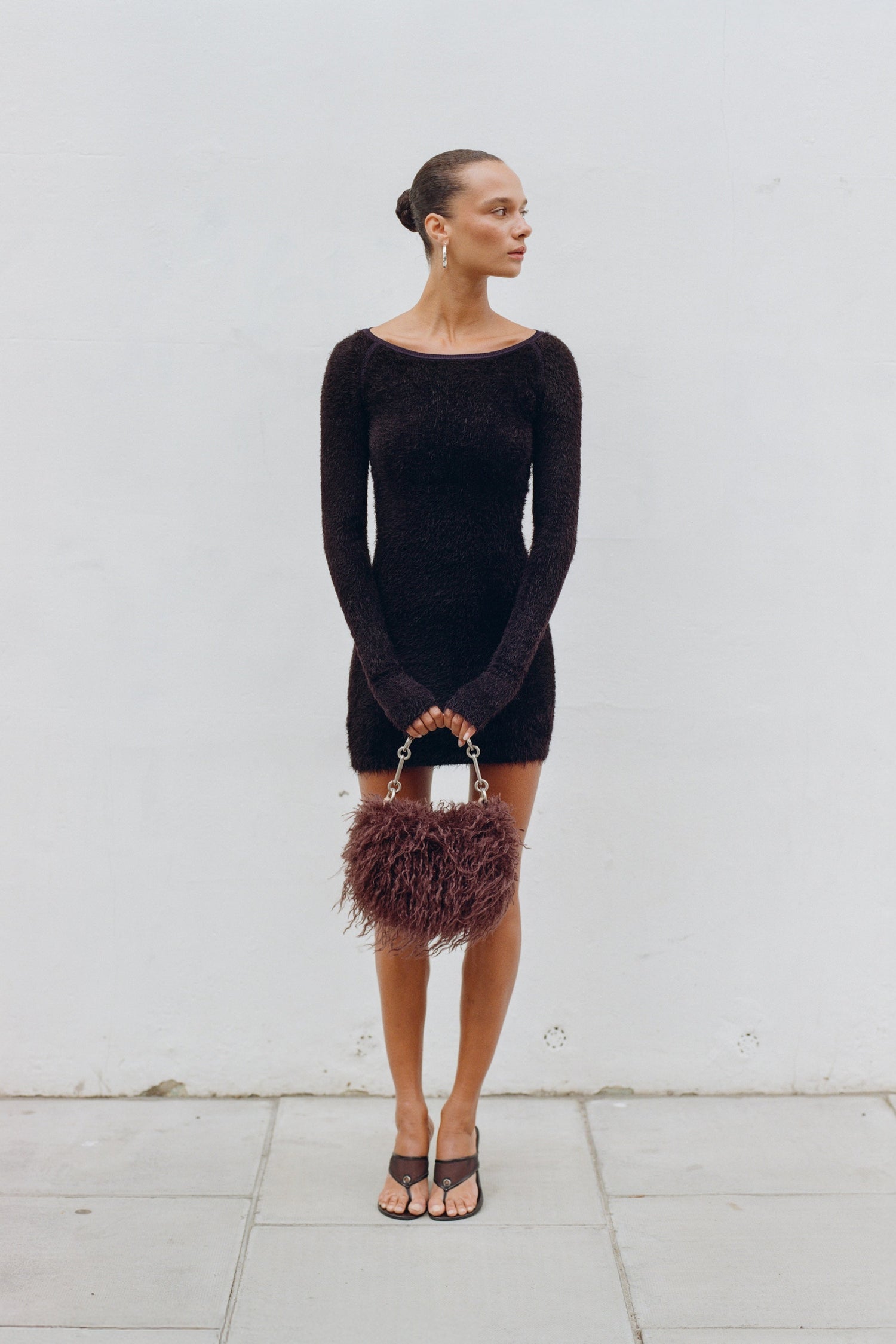 The Chloe Knit Dress, Black