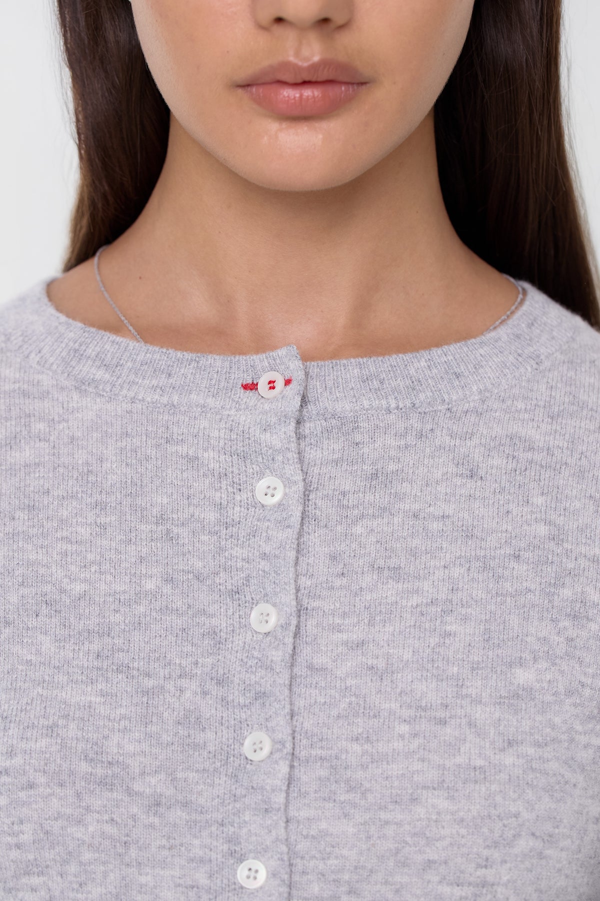 Ava Colourblock Cardigan, Greyscale