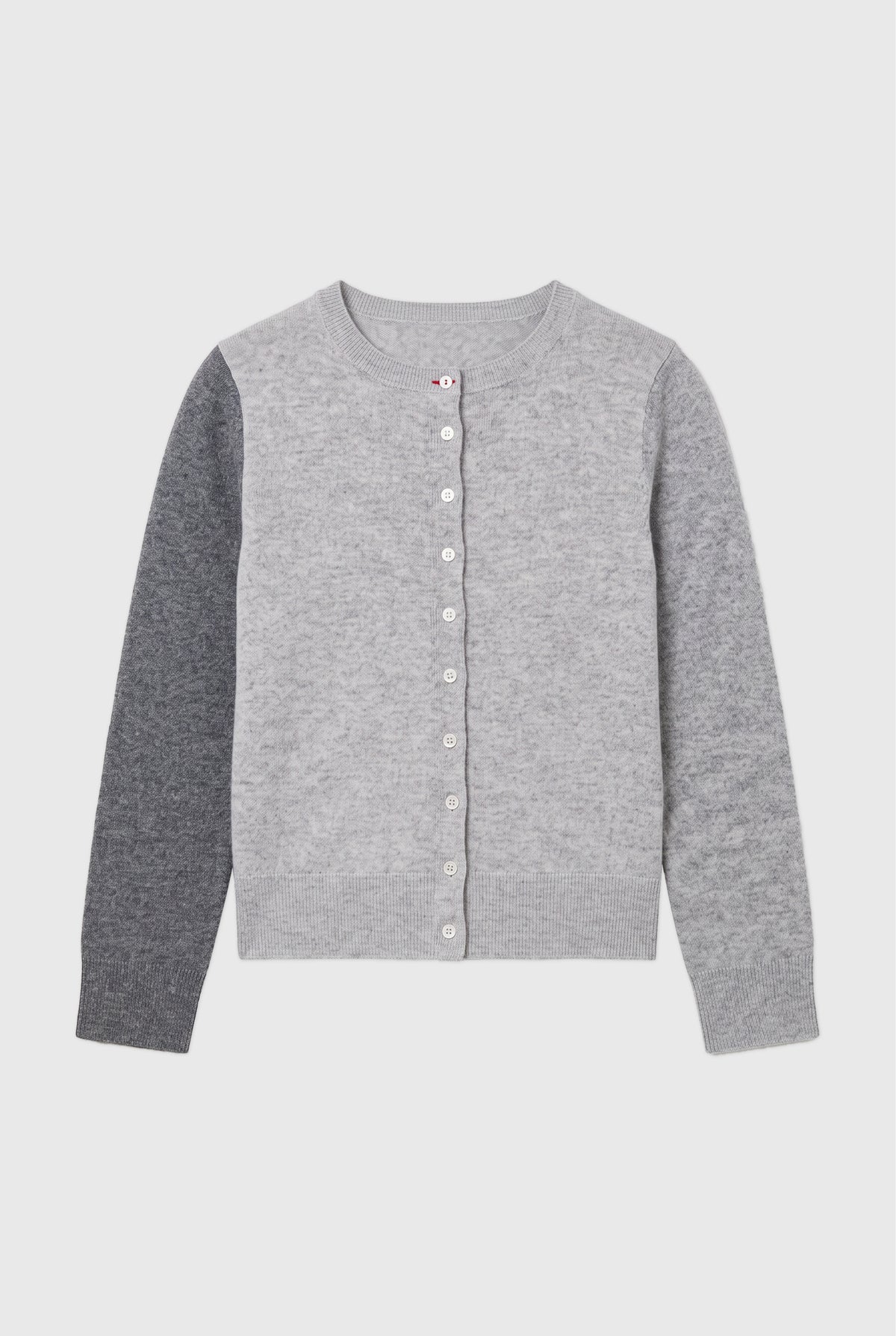 Ava Colourblock Cardigan, Greyscale