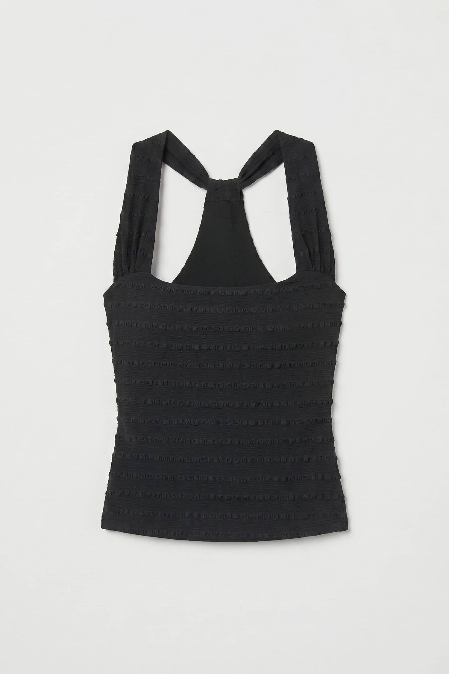 Cindy Racer Back Top, Black