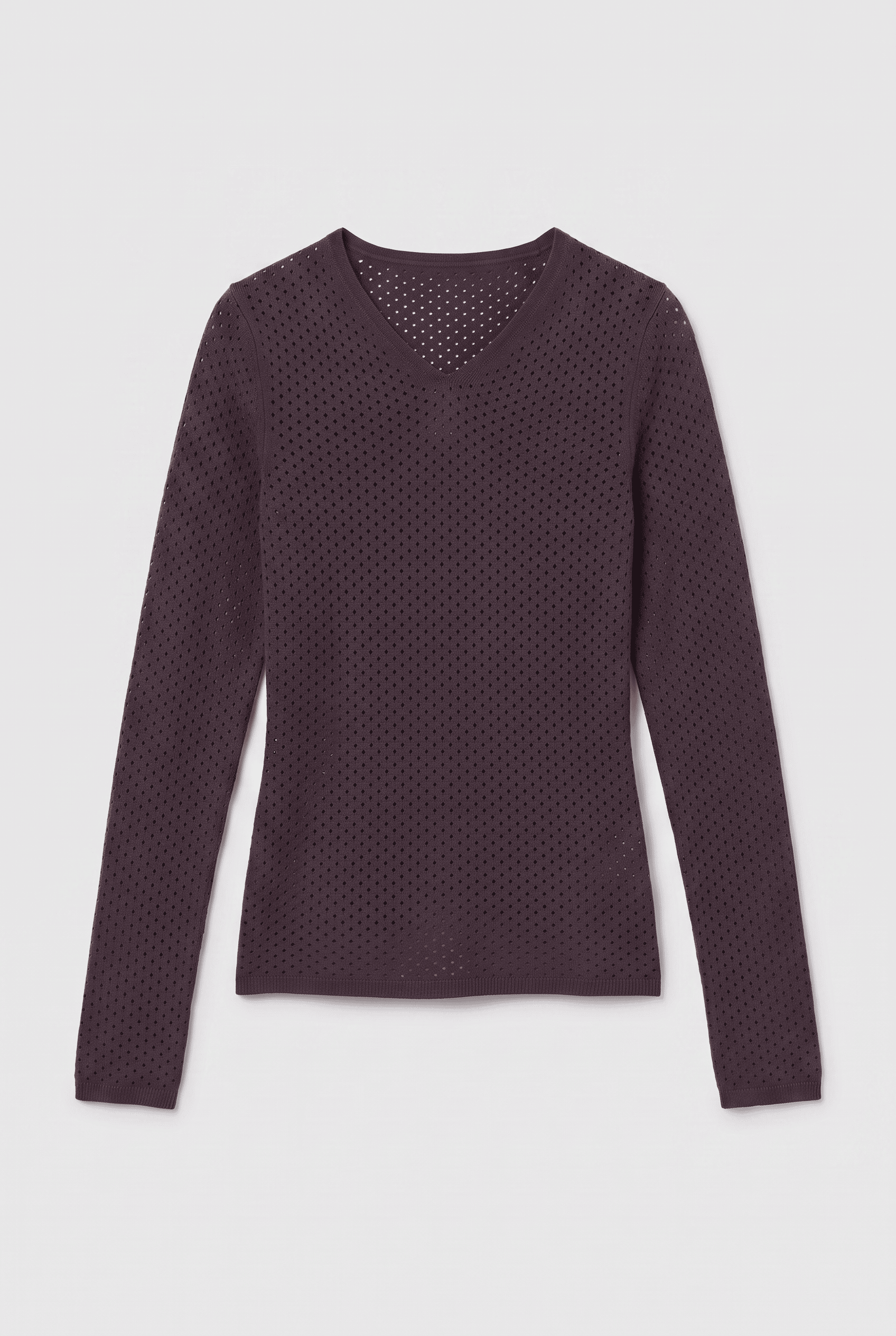 Carly Thermal Knit, Chocolate