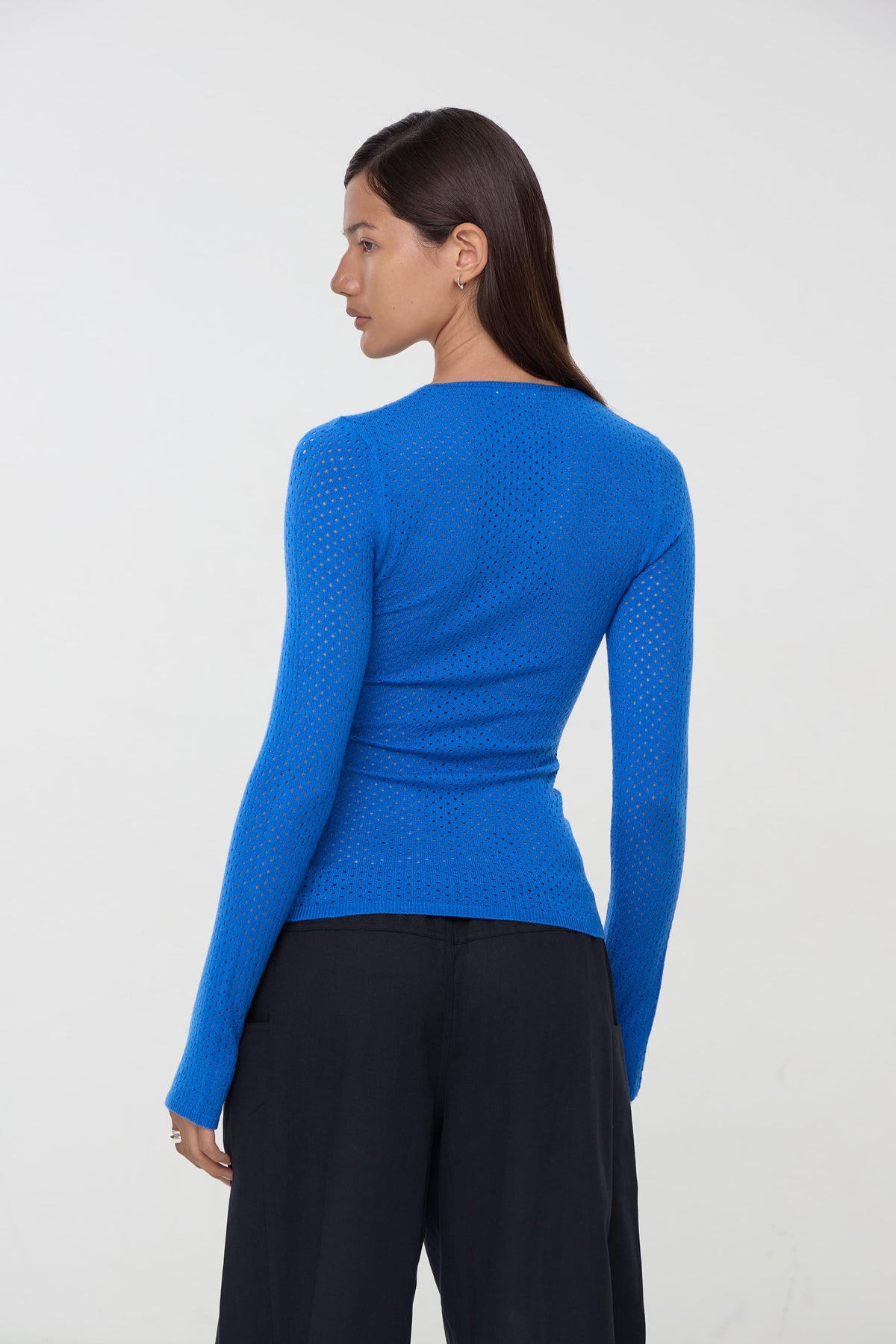 Carly Thermal Knit, Lapis