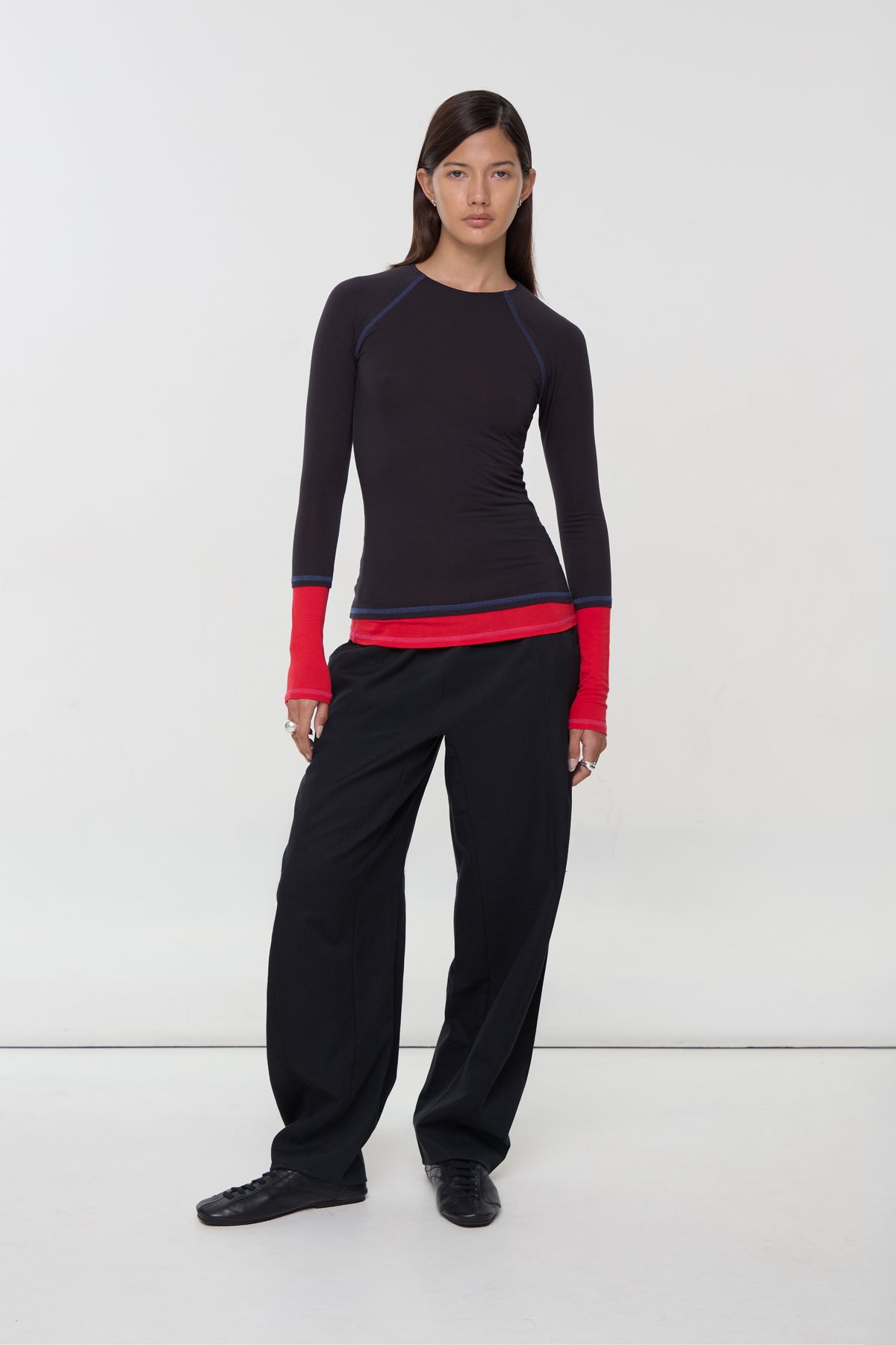 Susie Perfect Base Longsleeve, Cherry