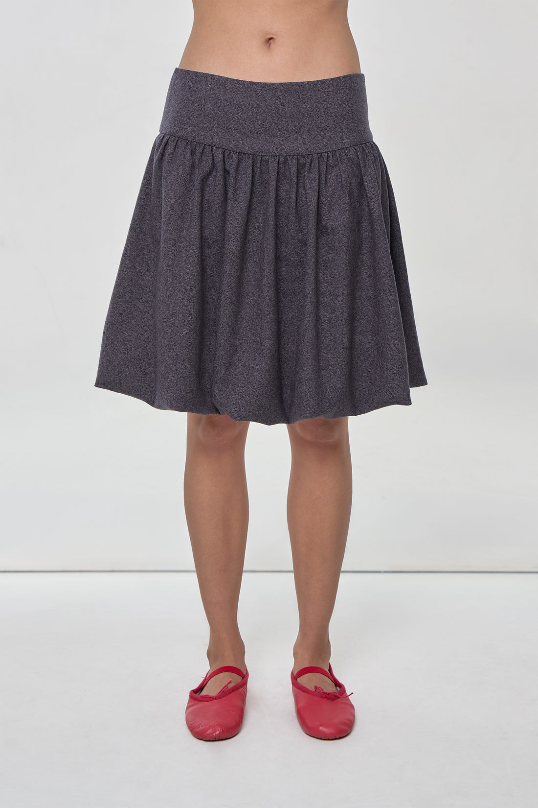 Deba Bubble Skirt, Soft Grey