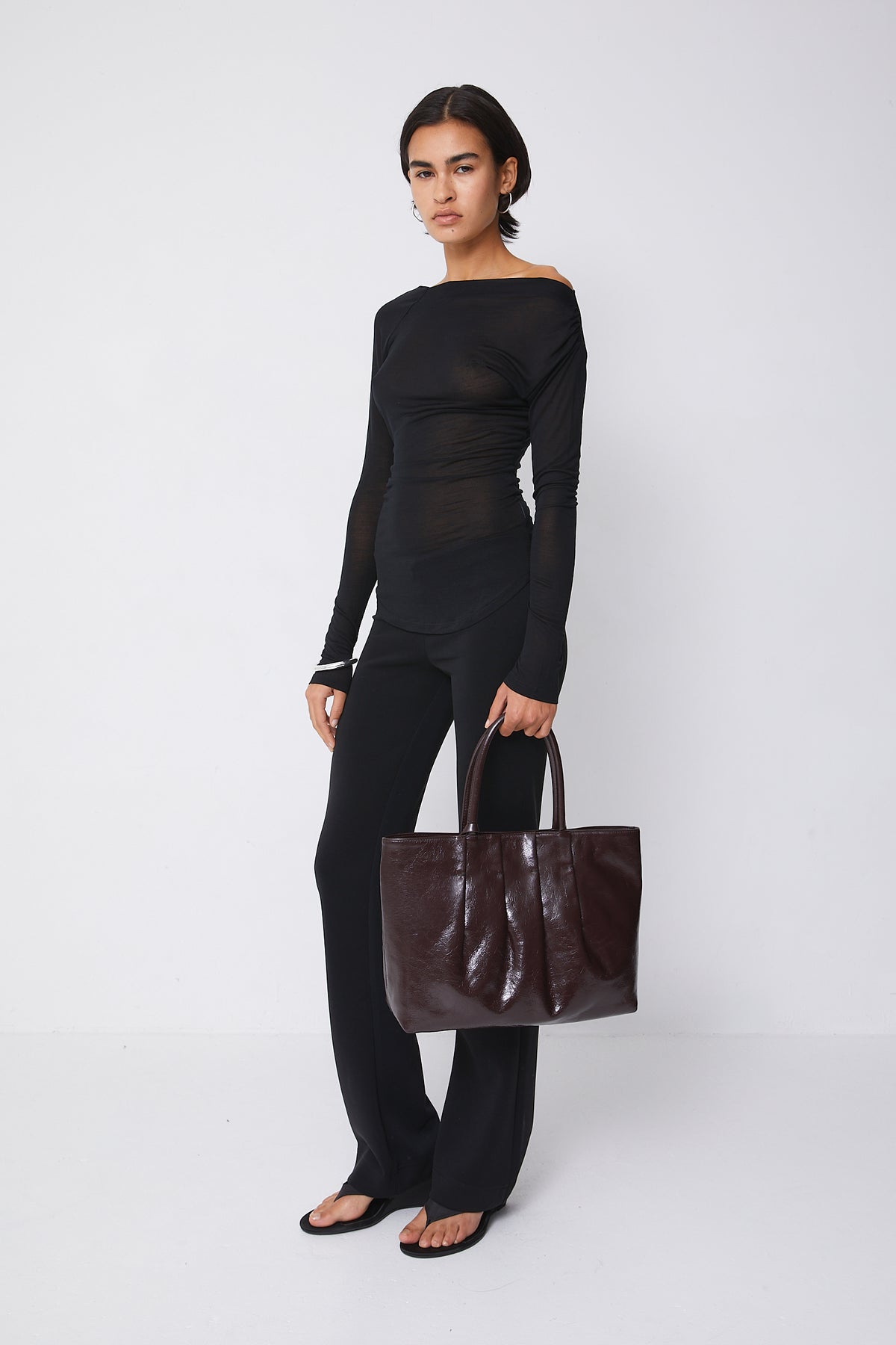Hector Tuck Bag, Chocolate