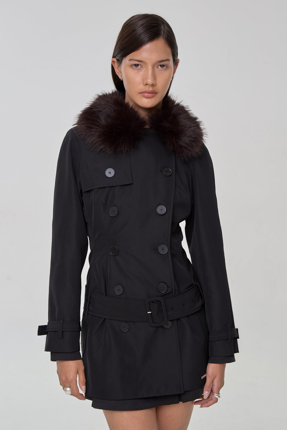 Henri Mini Trench, Onyx