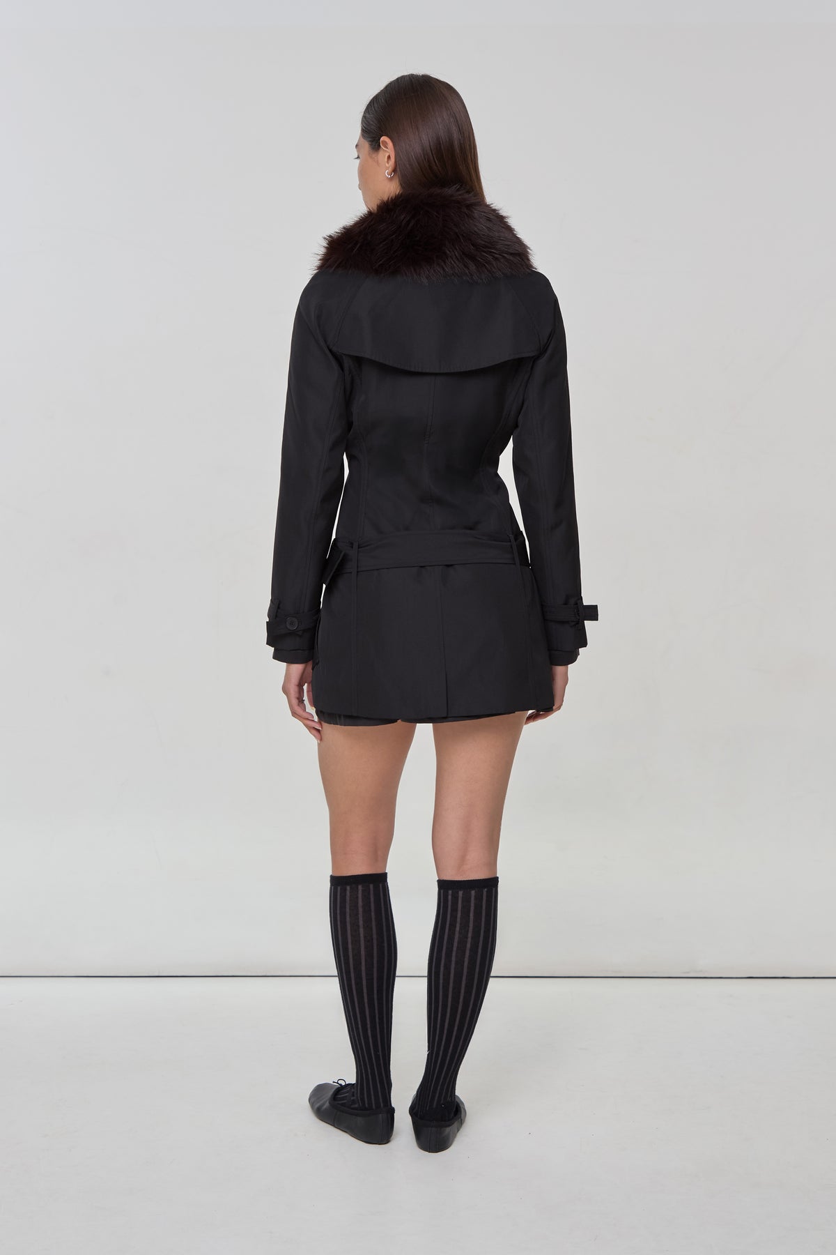Henri Mini Trench, Onyx