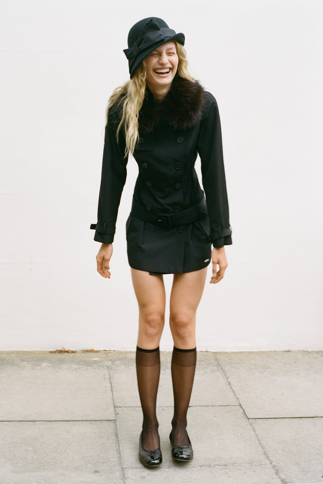 Henri Mini Trench, Onyx