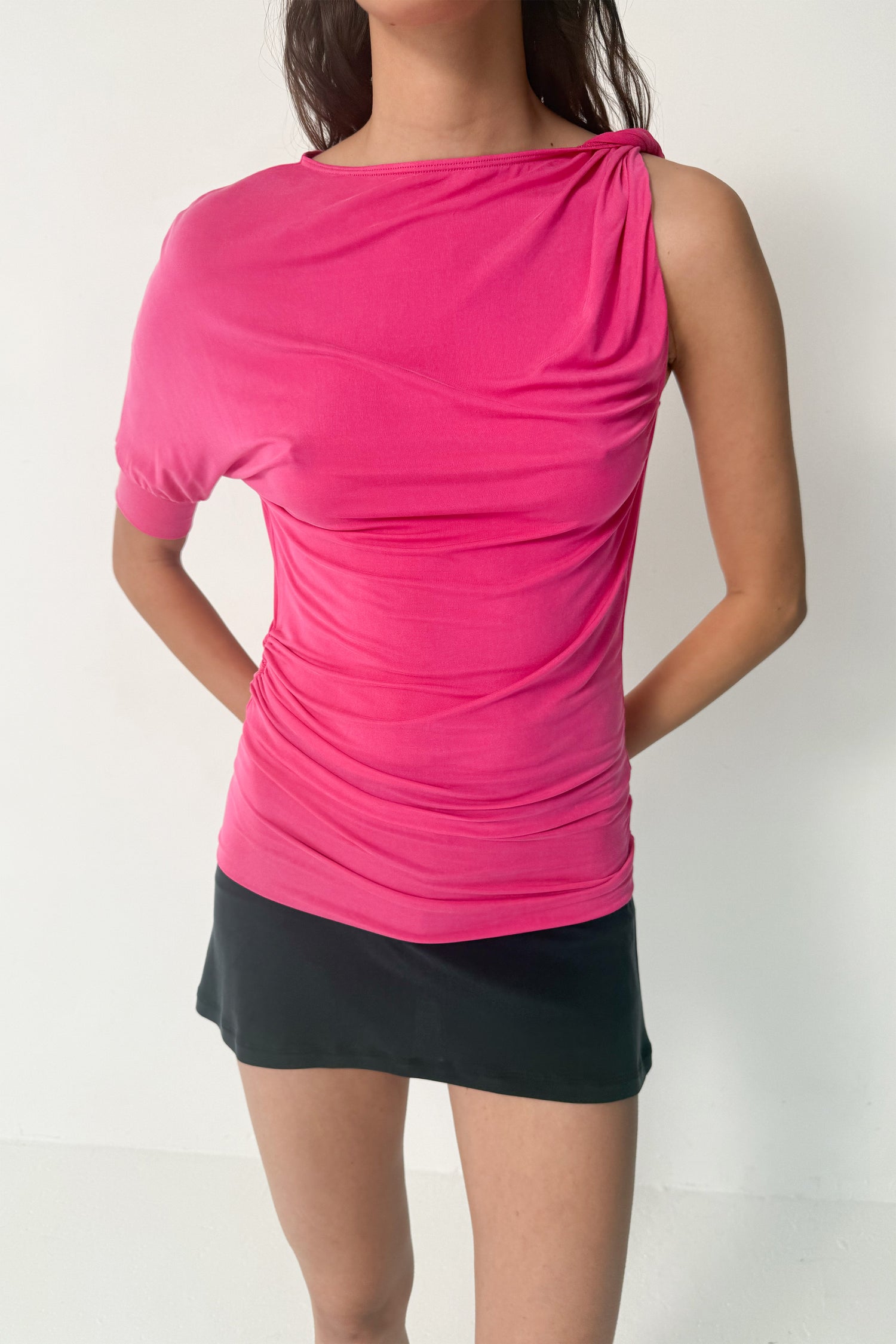 Kylie Bubble Top, Hot Pink