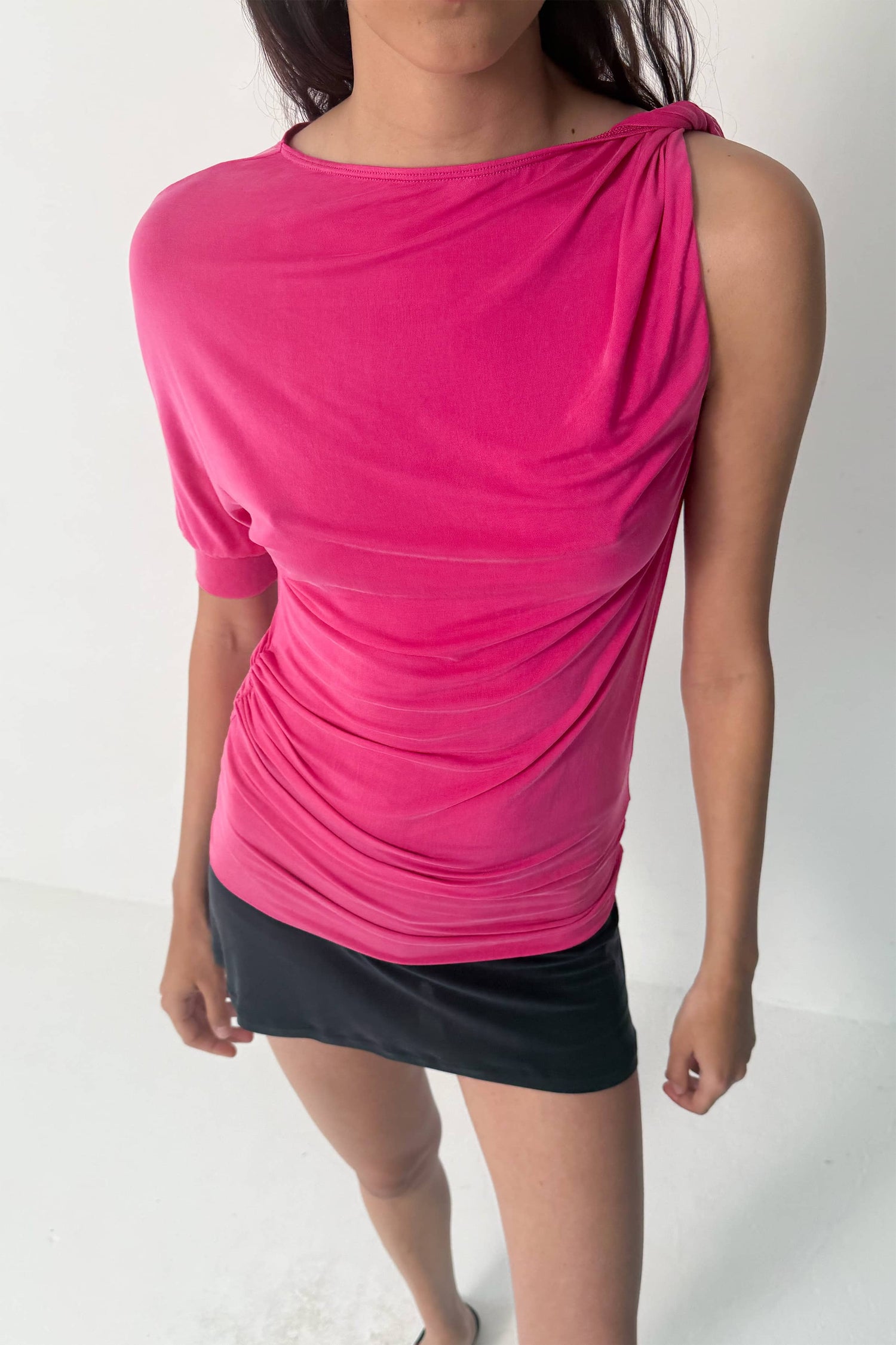 Kylie Bubble Top, Hot Pink