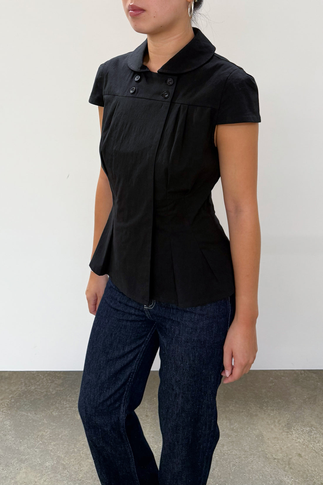 The Missy Blouse, Onyx