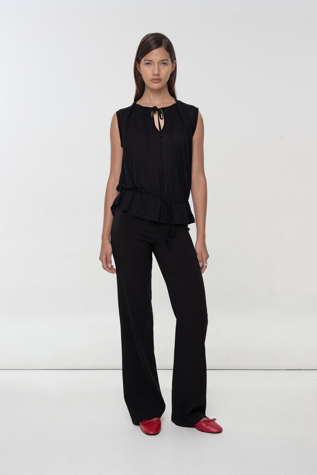 Jerry Sculpt Trousers, Onyx