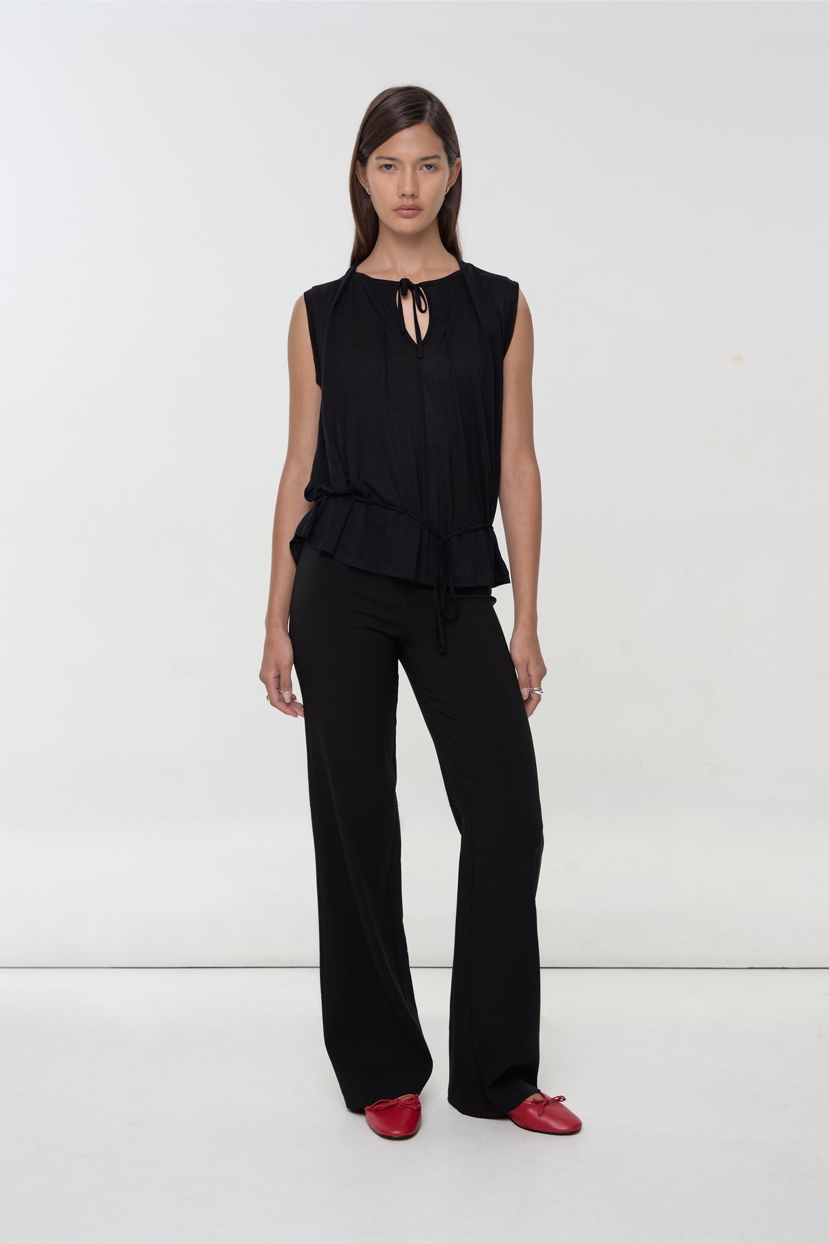 Jerry Sculpt Trousers, Onyx