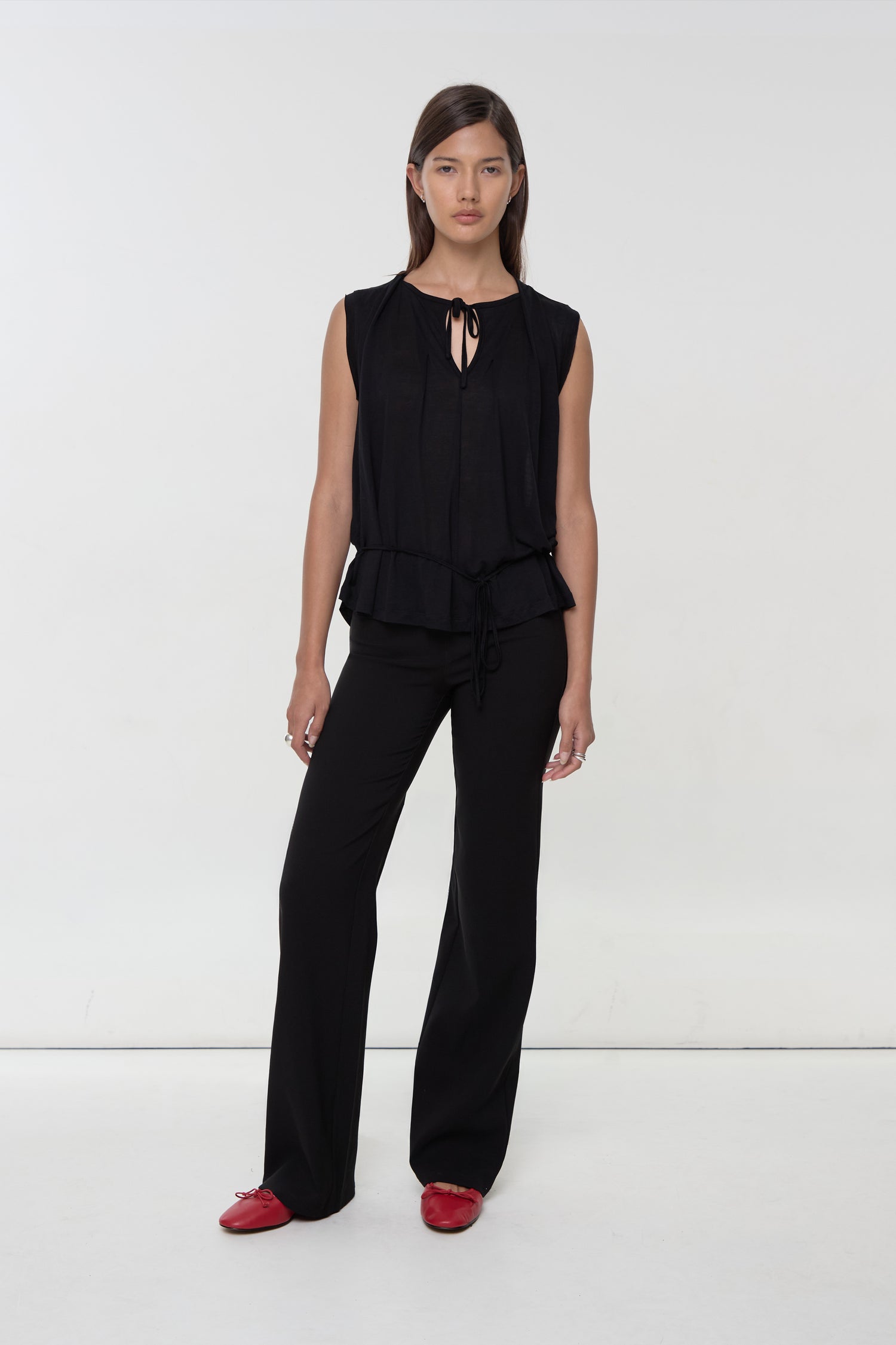 Jerry Sculpt Trousers, Onyx
