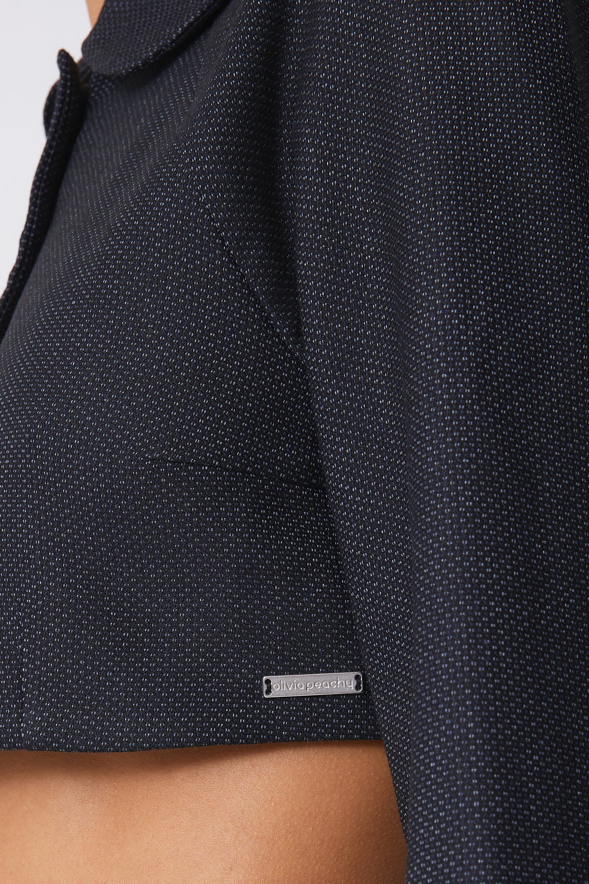 Jordan Cropped Jacket, Irish Sea