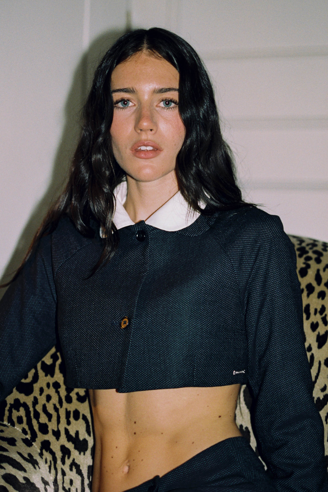 Jordan Cropped Jacket, Irish Sea