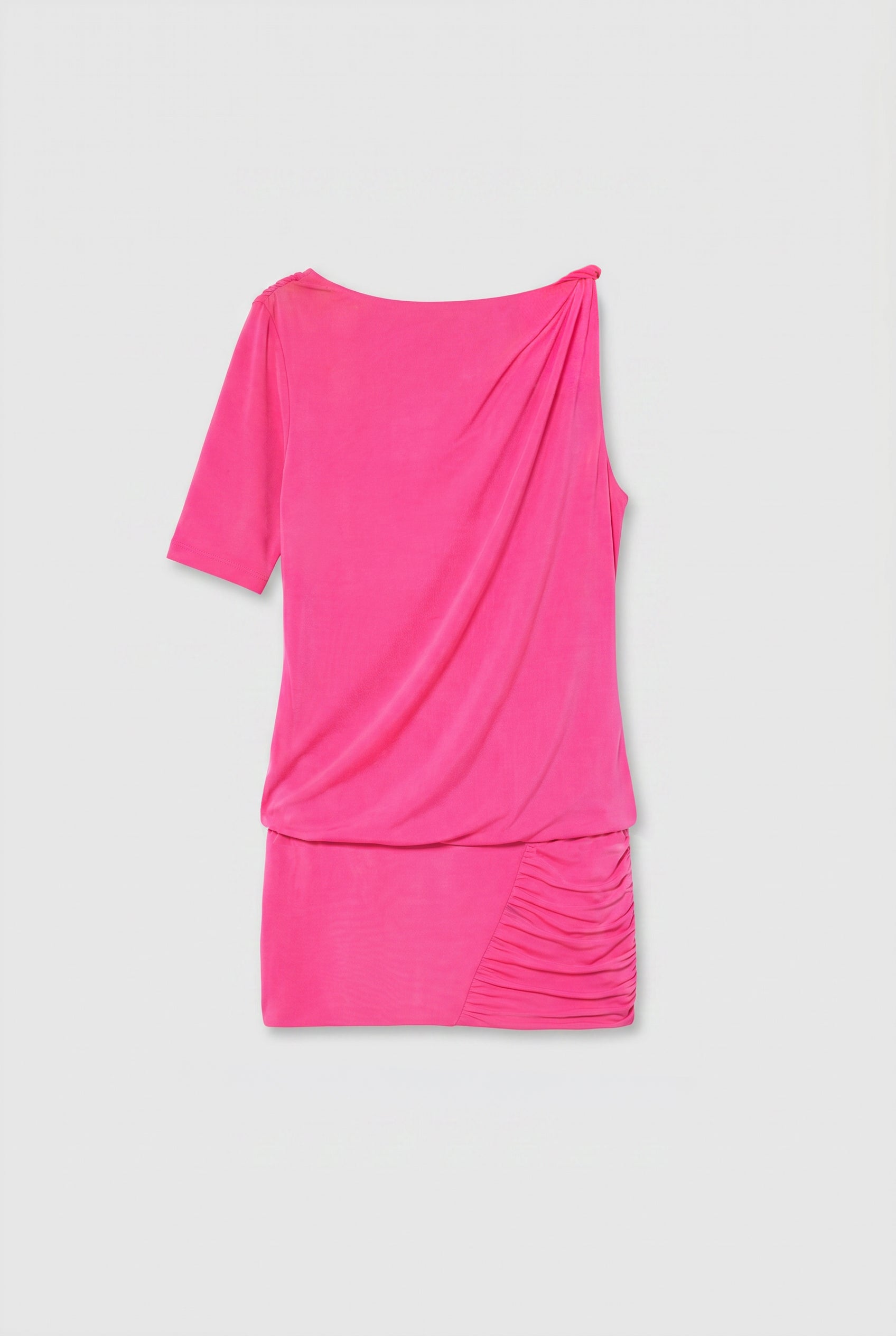 Kylie Bubble Mini Dress, Hot Pink