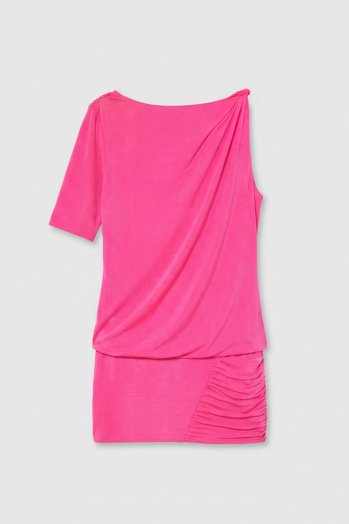 Kylie Bubble Mini Dress, Hot Pink