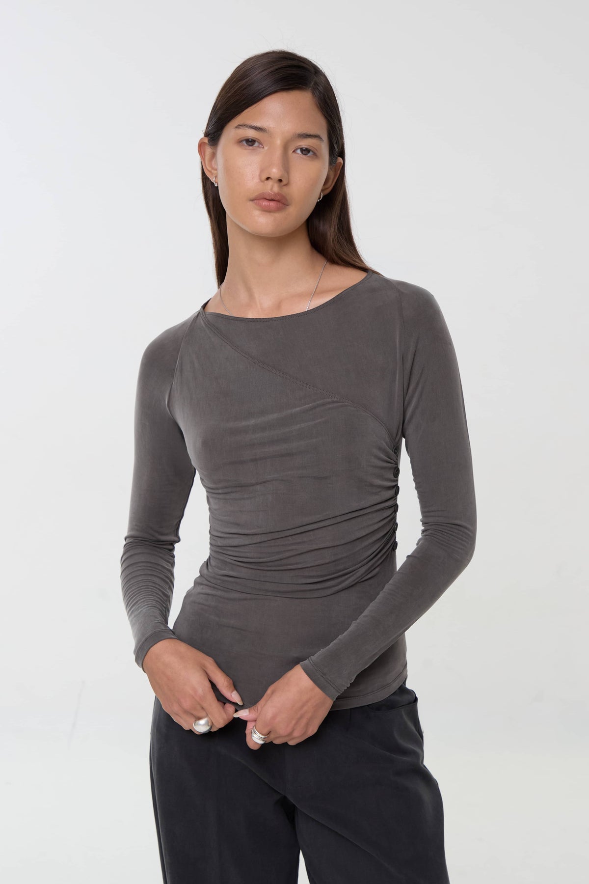 Kylie Wrap Top, Deep Forest
