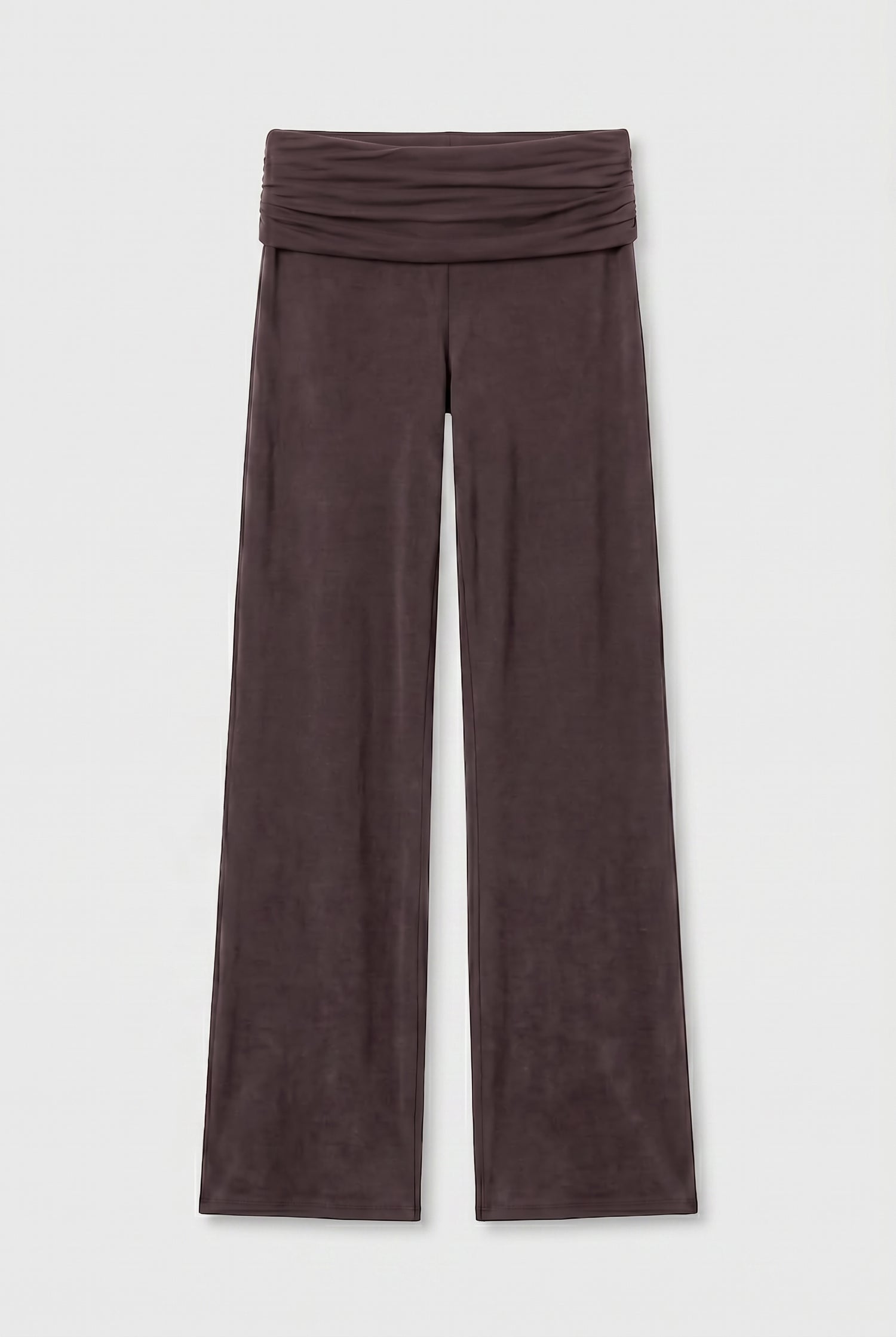 Kylie Fold Over Trousers, Cocoa