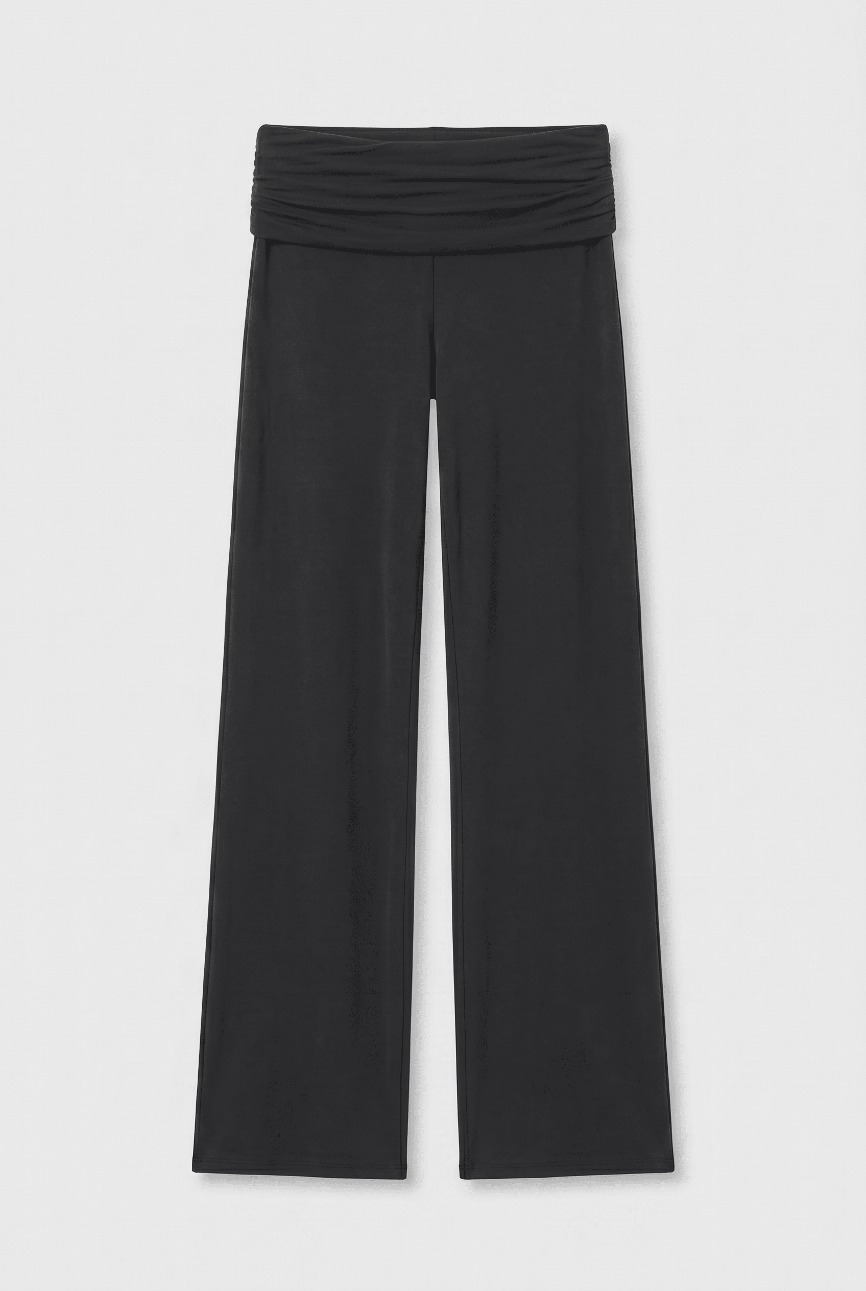 Kylie Fold Over Trousers, Graphite