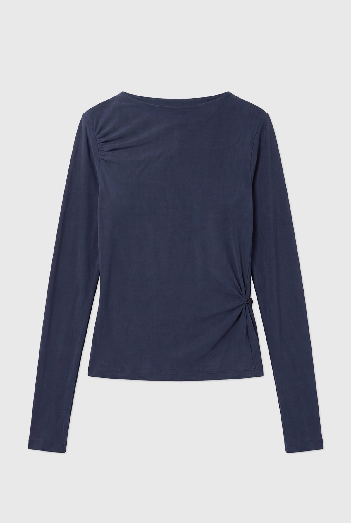 Kylie Long Sleeve Top, Dark Navy