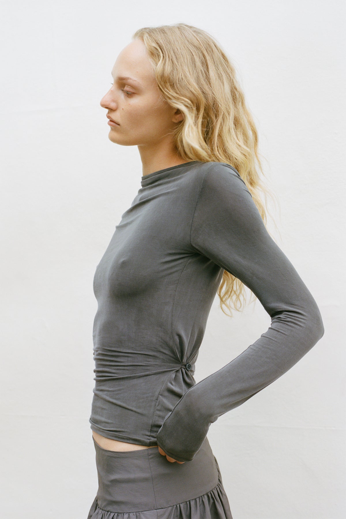 Kylie Long Sleeve Top, Deep Forest