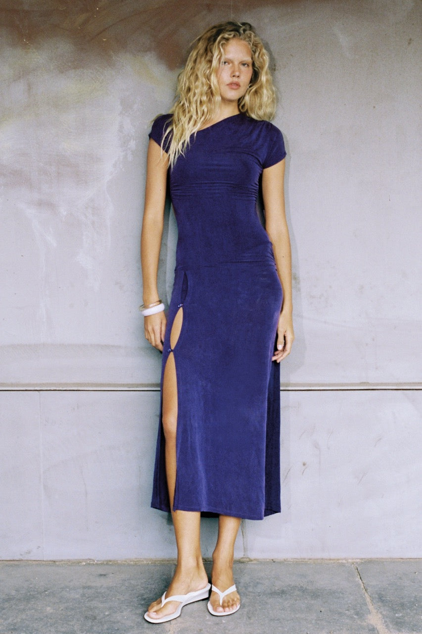 Kylie Maxi Dress, Aubergine