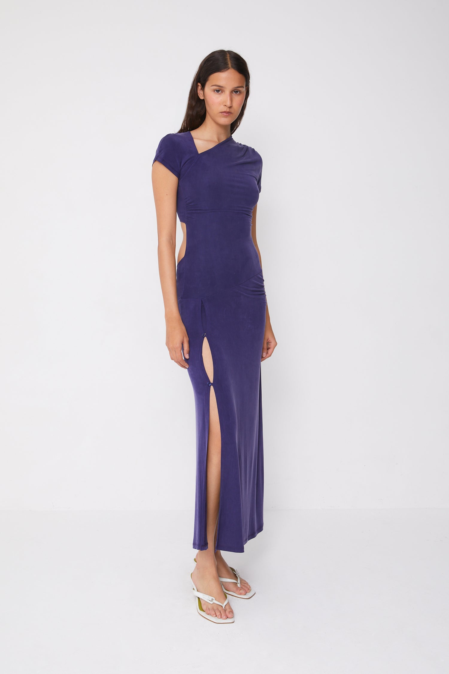 Kylie Maxi Dress, Aubergine