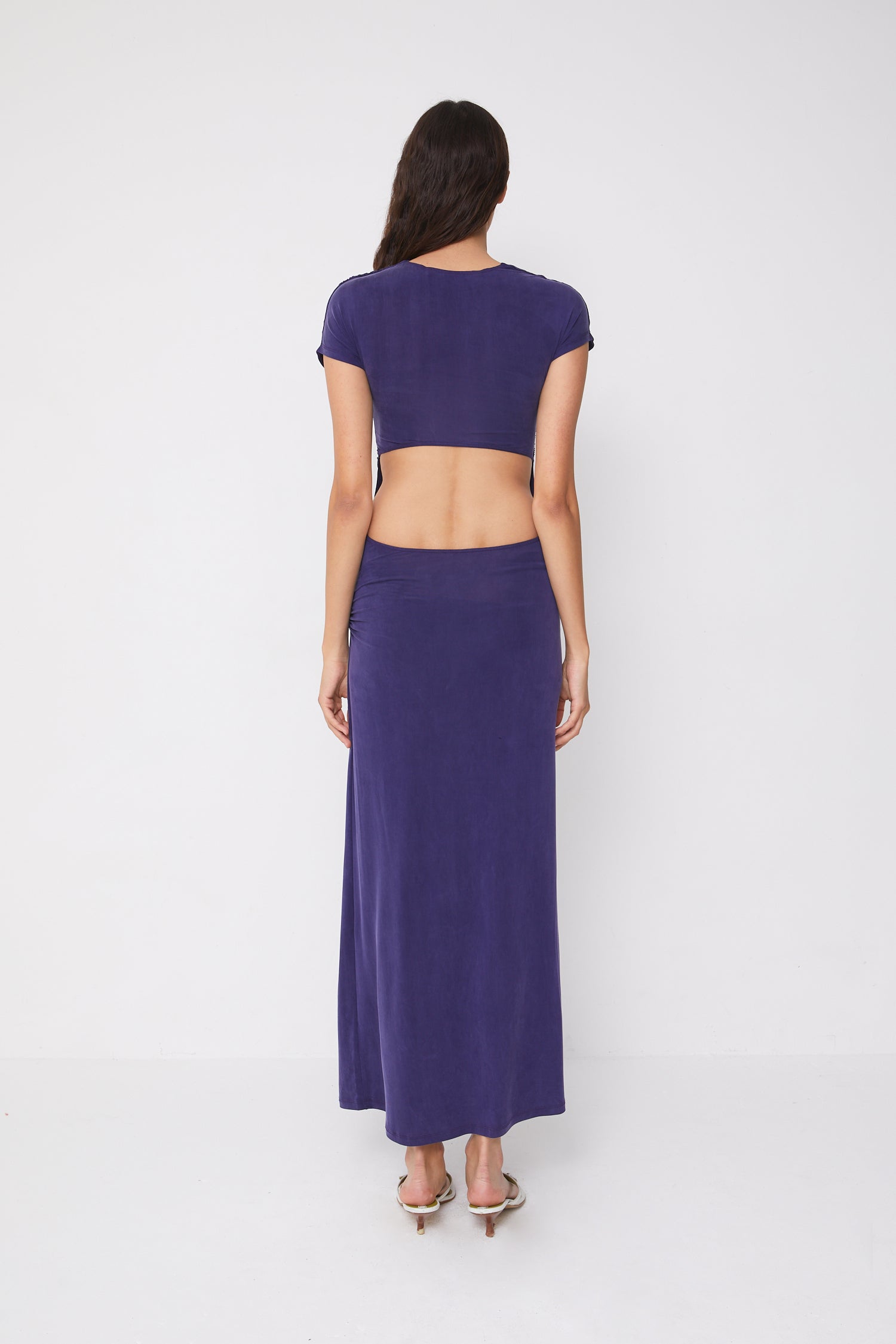 Kylie Maxi Dress, Aubergine