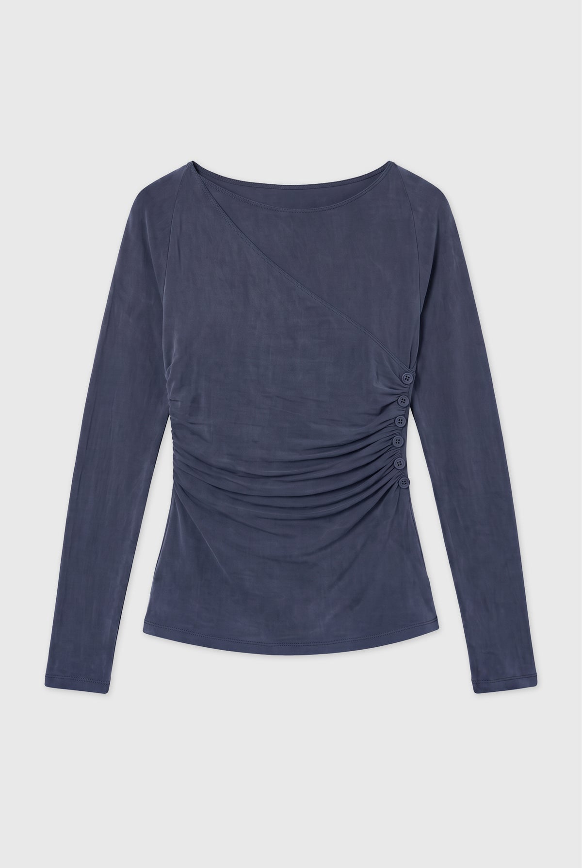 Kylie Wrap Top, Dark Navy