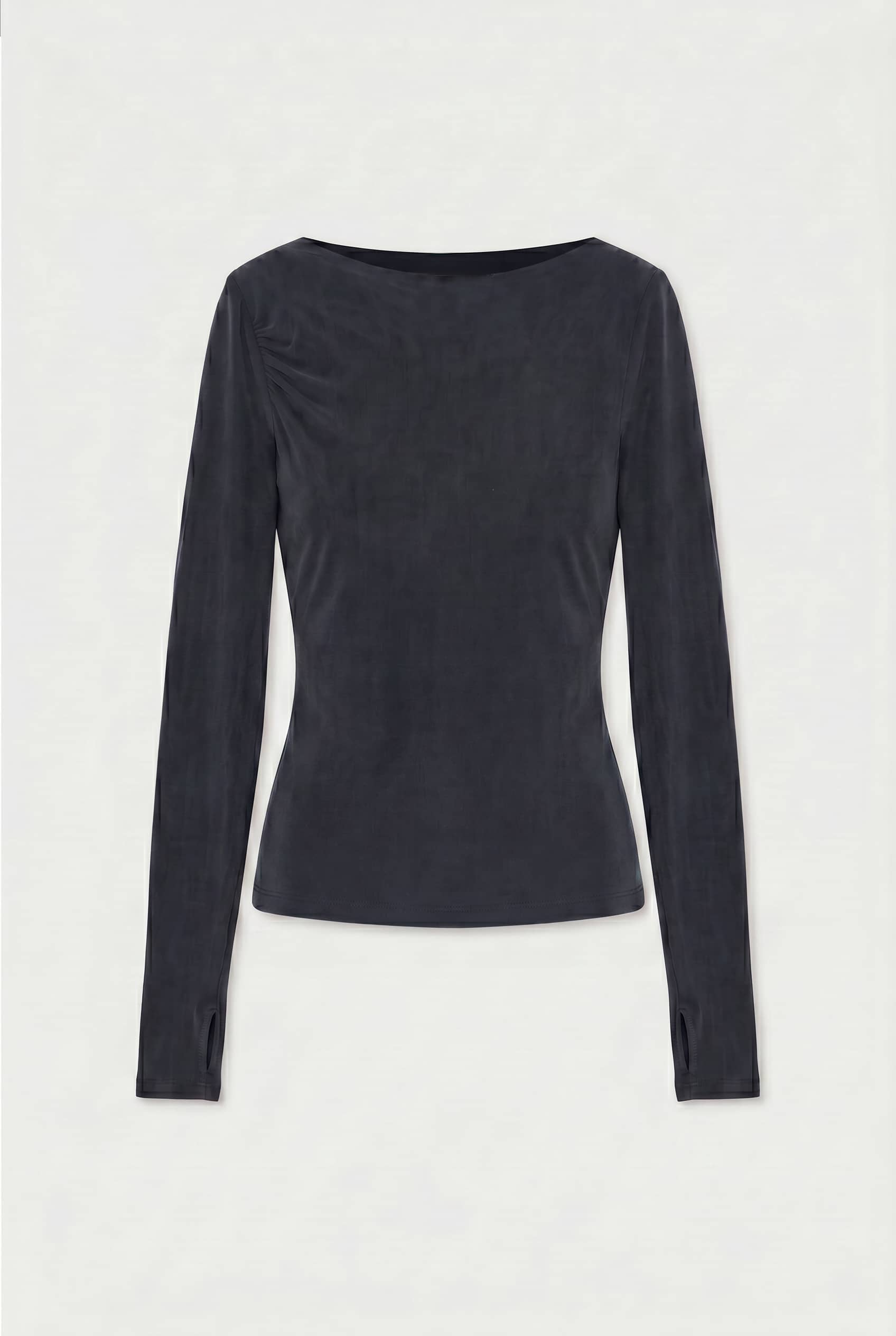 Kylie Long Sleeve Top, Graphite