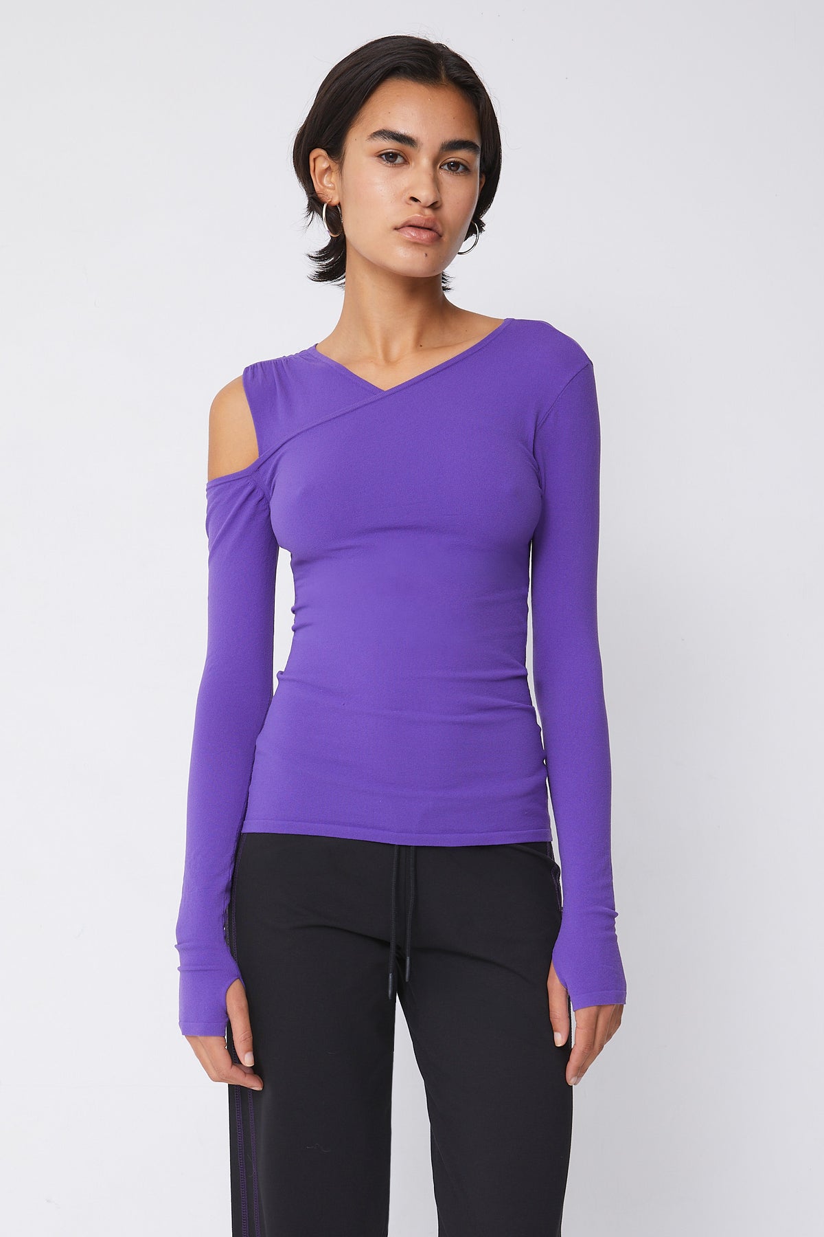 PRE-ORDER 2ND NOV: Liv Engineered Knit Top, Ultra Violet