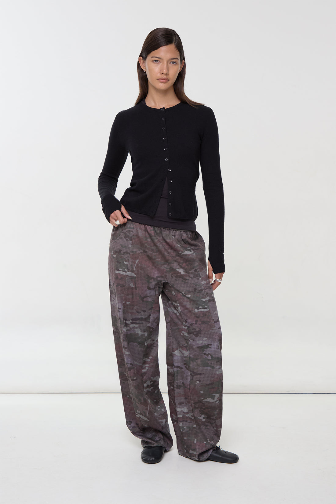 Loulou Everyday Cardigan, Onyx