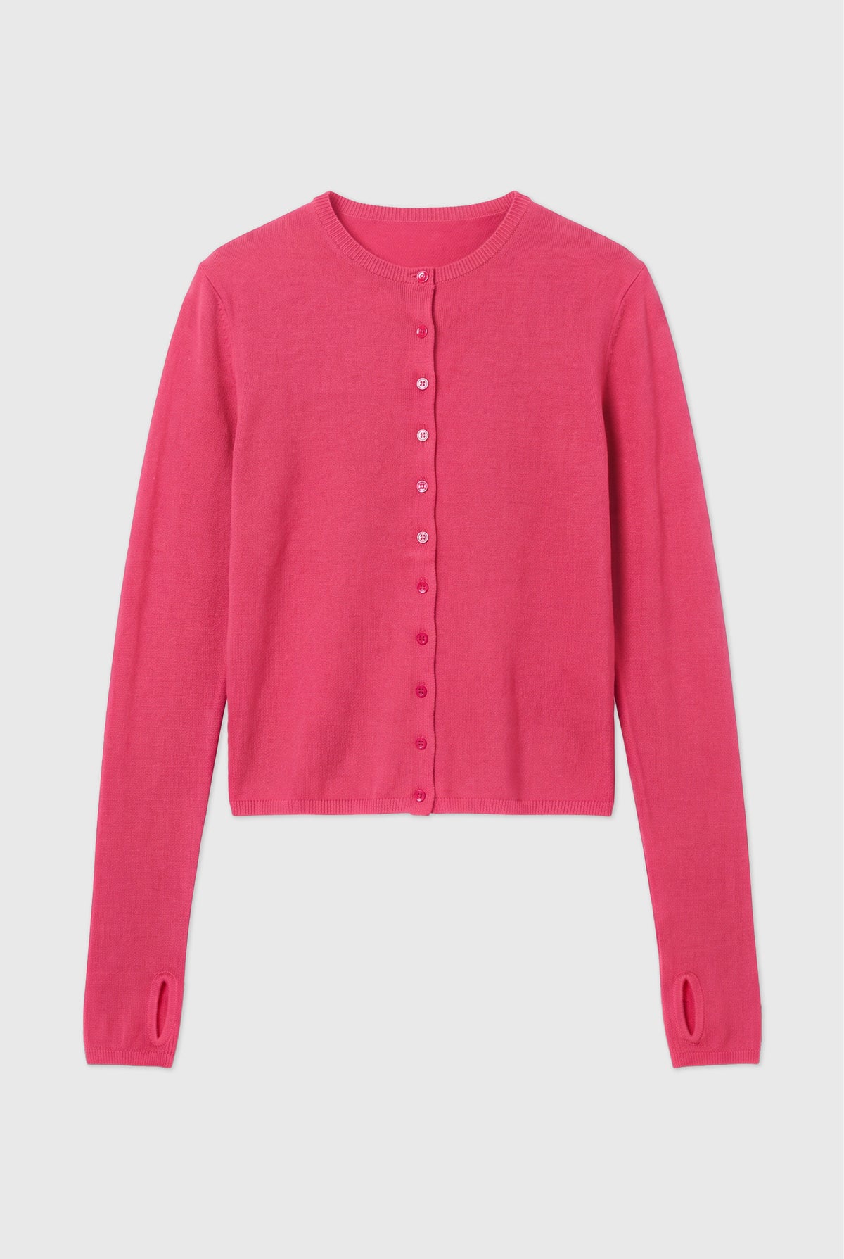 Loulou Everyday Cardigan, Hot Pink