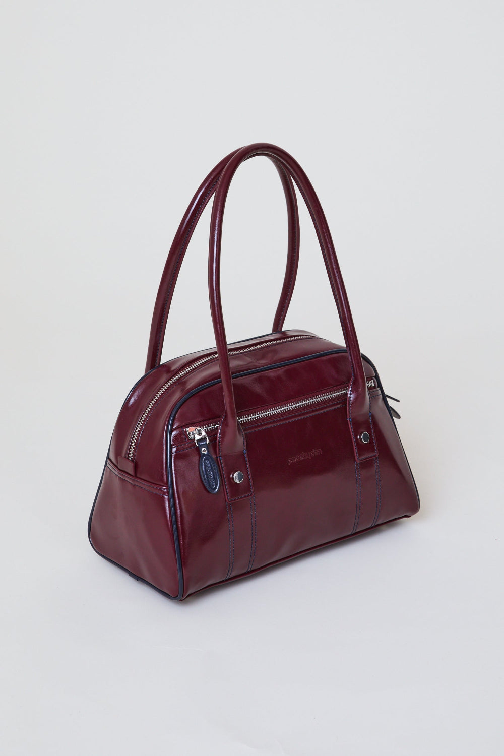 The Ottie Mini Bowler Bag, Pomegranate