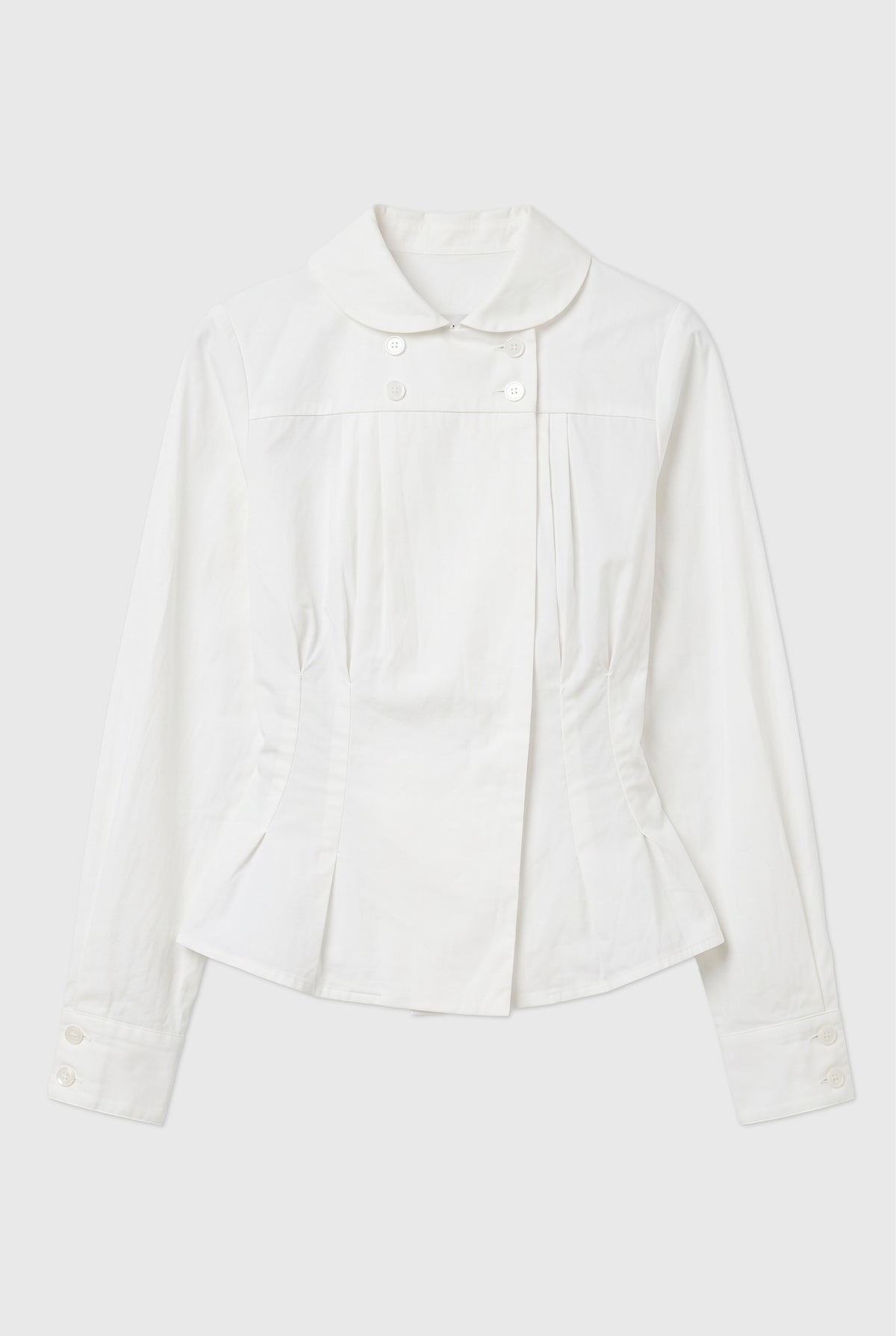Missy Long Sleeve Blouse, Porcelain