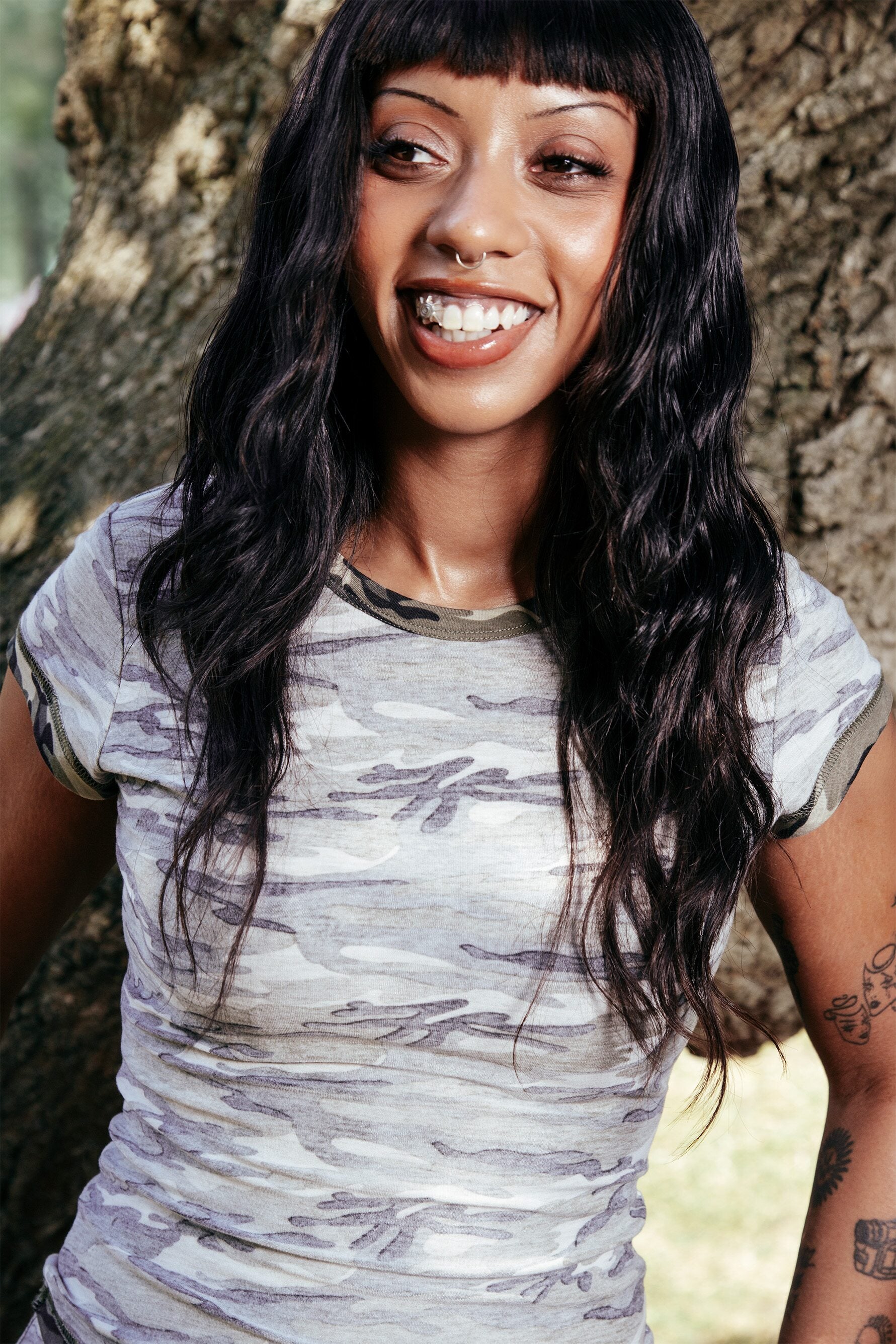 Nia T-Shirt, Camo